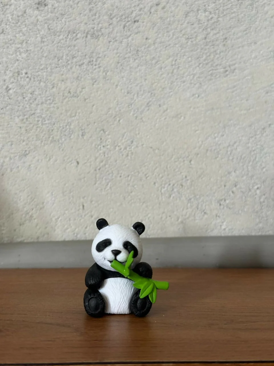 Cute Panda Eating Bamboo poly-resin Showpiece | Mini Panda Decorative Figurine - Image 5