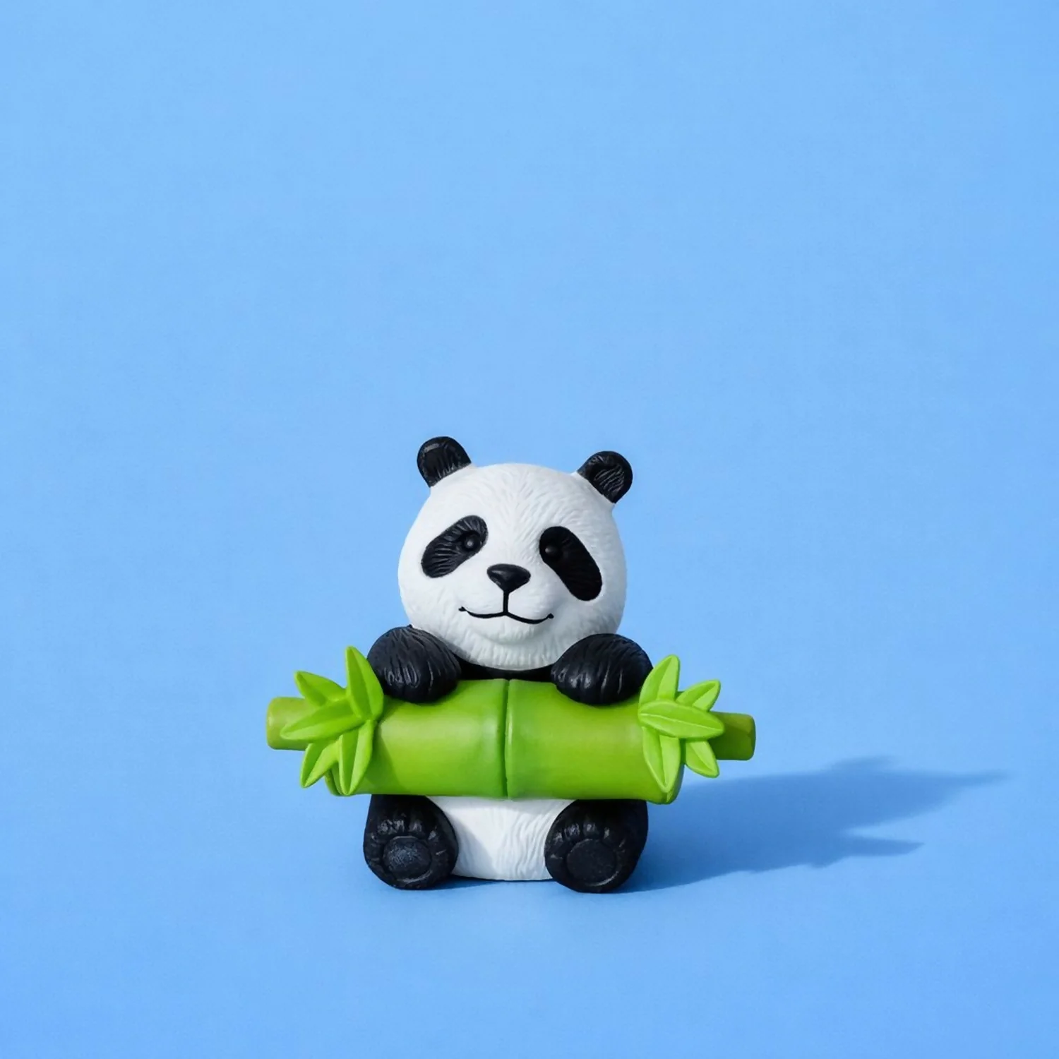Cute Panda Holding Bamboo poly-resin Showpiece | Mini Panda Home Decor Figurine - Image 2