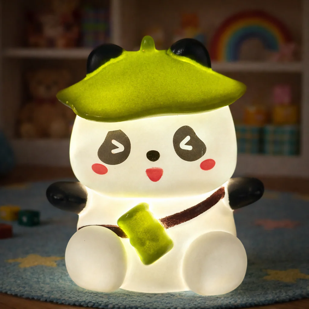 Cute Panda LED Night Lamp for Kids Room Bedroom Desk Decor - Image 3