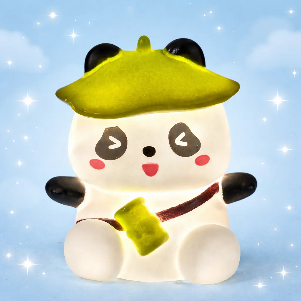 Cute Panda LED Night Lamp for Kids Room Bedroom Desk Decor - Image 2