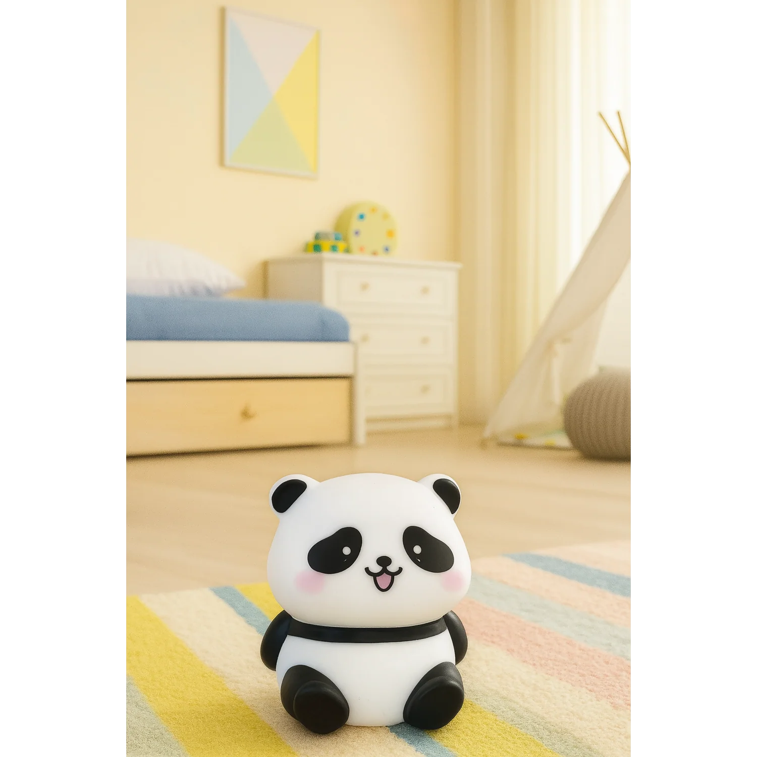 Cute Panda LED Night Lamp for Kids, Soft Glow Decorative Bedside Light - Image 2