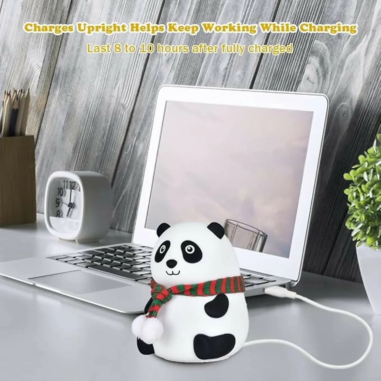 Cute Panda LED Night Lamp with Touch Control for Kids Bedroom & Gifting - Image 6
