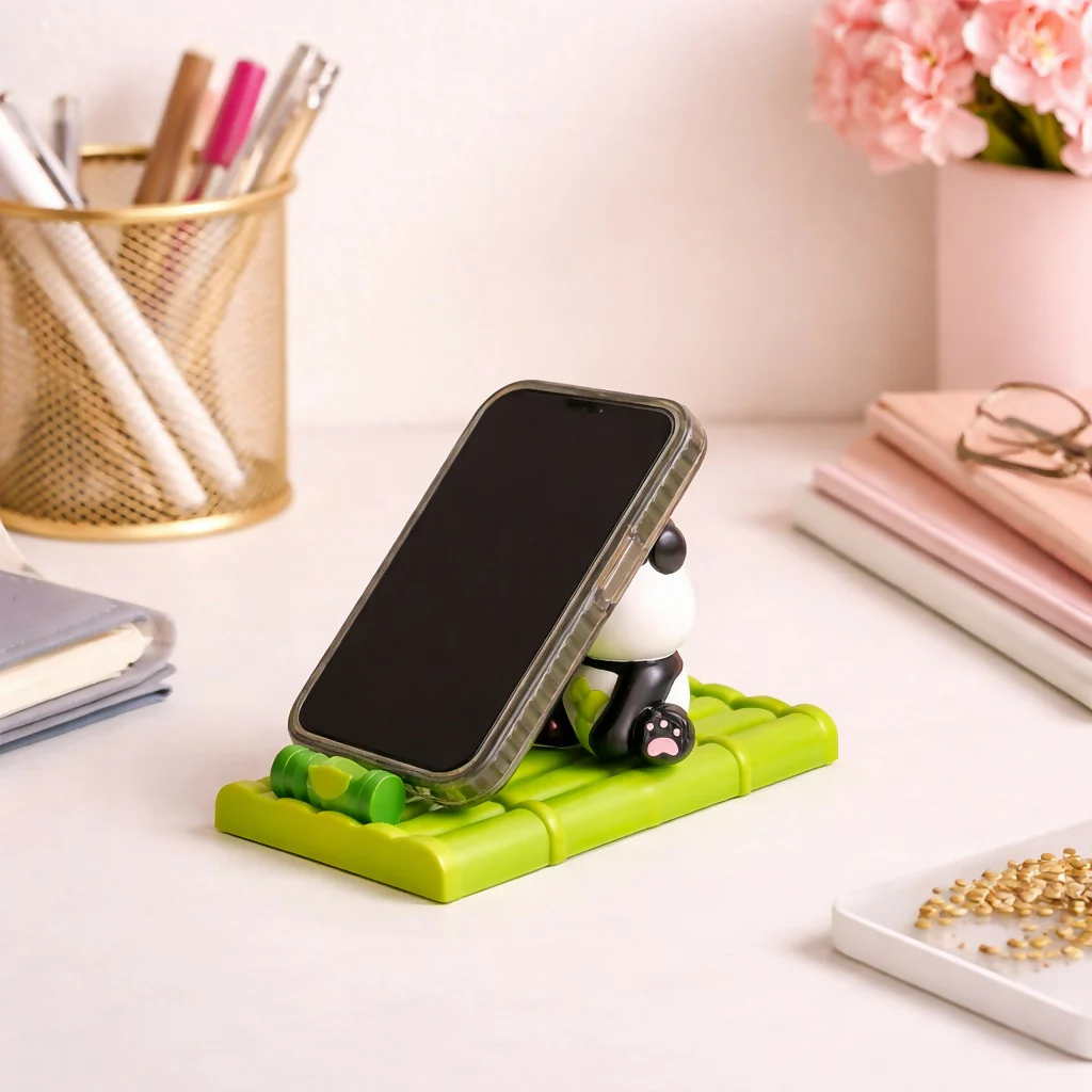 Cute Panda Mobile Stand Holder Desk Phone Stand Decor - Image 2