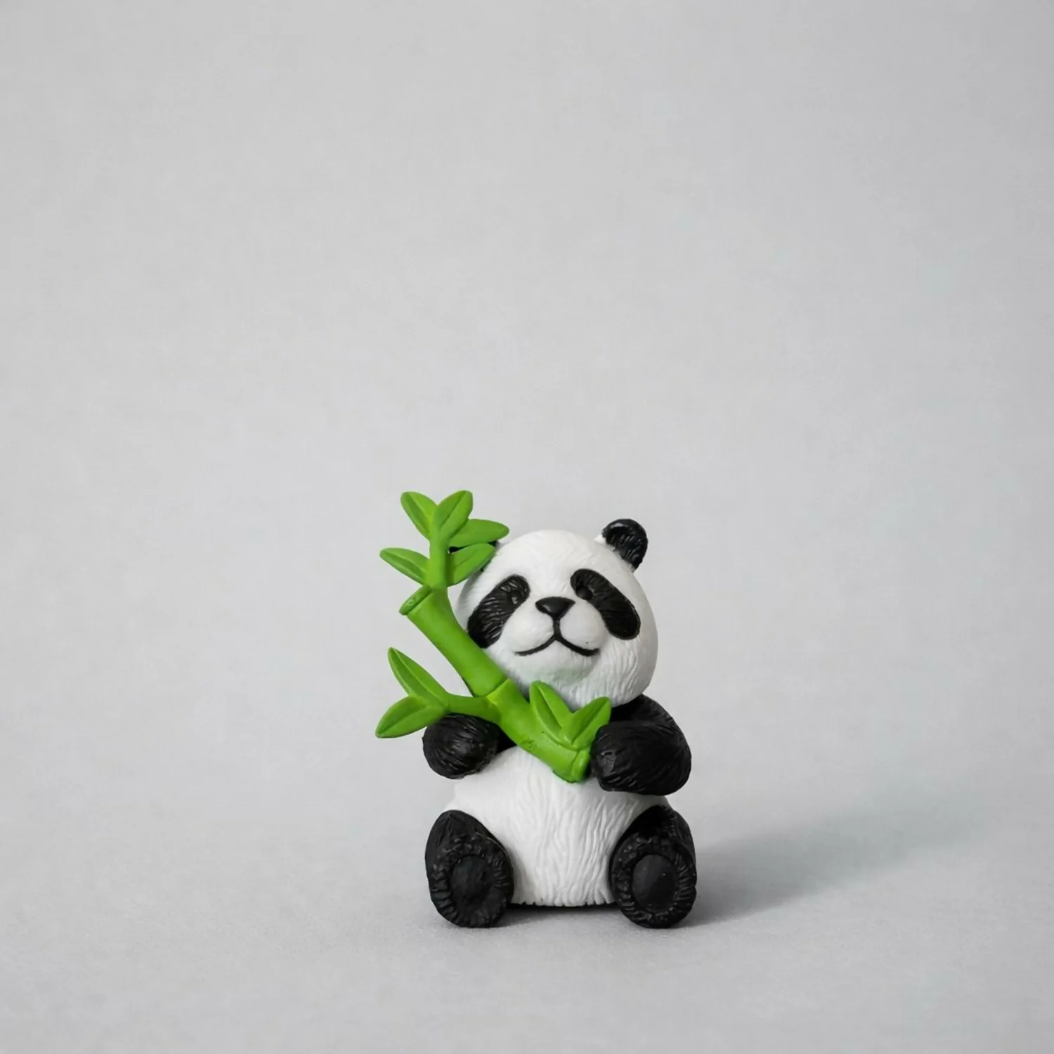 Cute Panda poly-resin Showpiece with Bamboo for Home & Office Desk Decor - Image 3