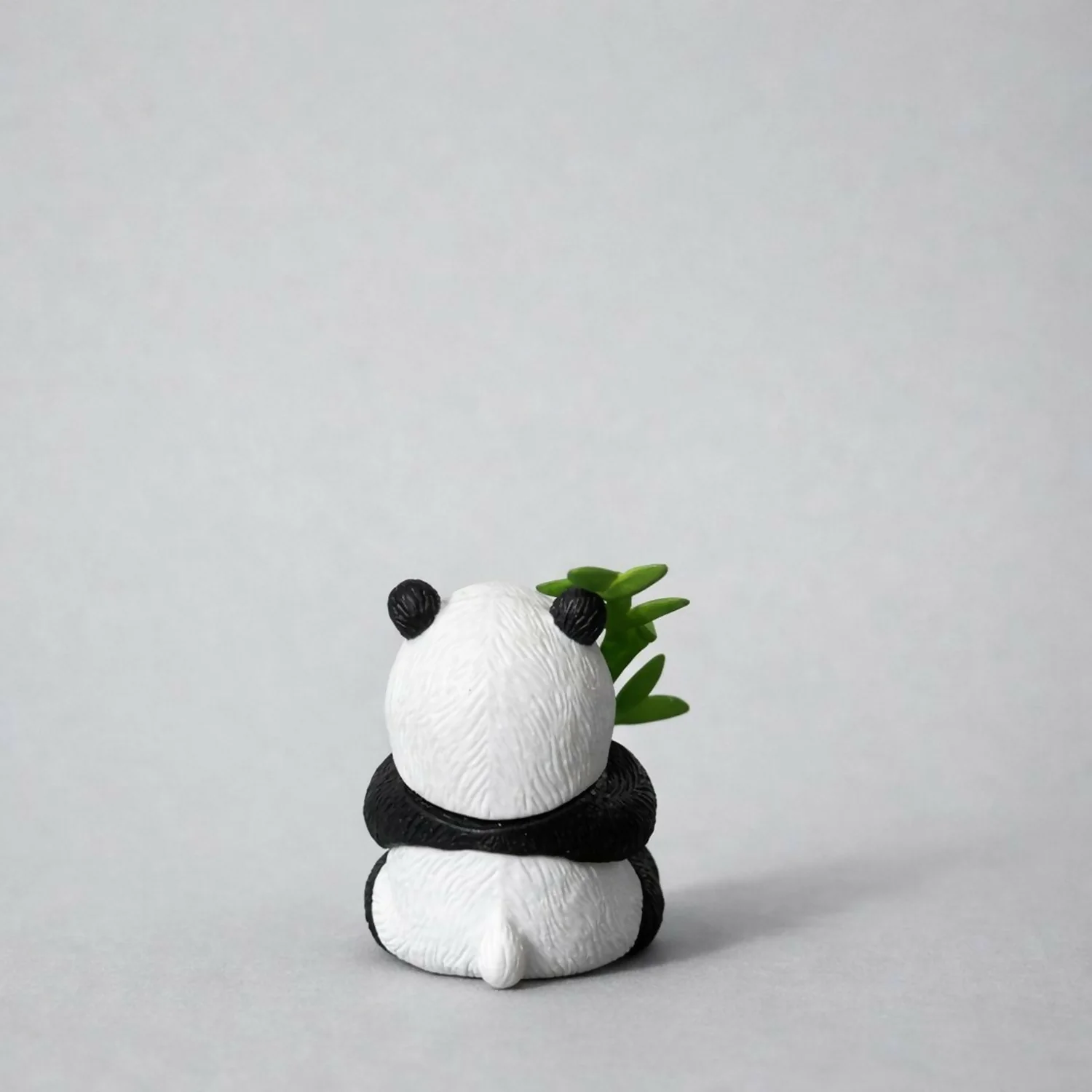 Cute Panda poly-resin Showpiece with Bamboo for Home & Office Desk Decor - Image 4