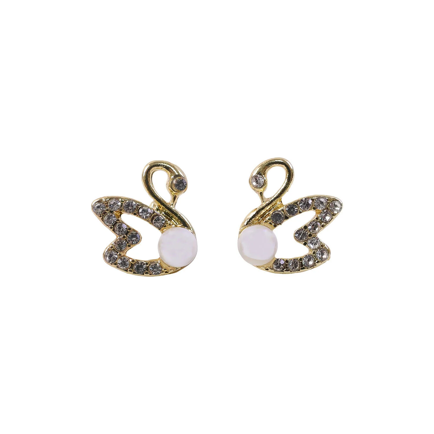 Cute Pearl Butterfly Stud Earrings for Women And Girls - Image 5