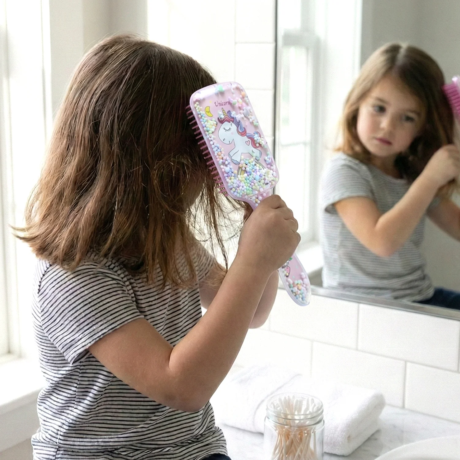 Cute Printed Kids Hairbrush / Comb (1 Pc) - Image 3