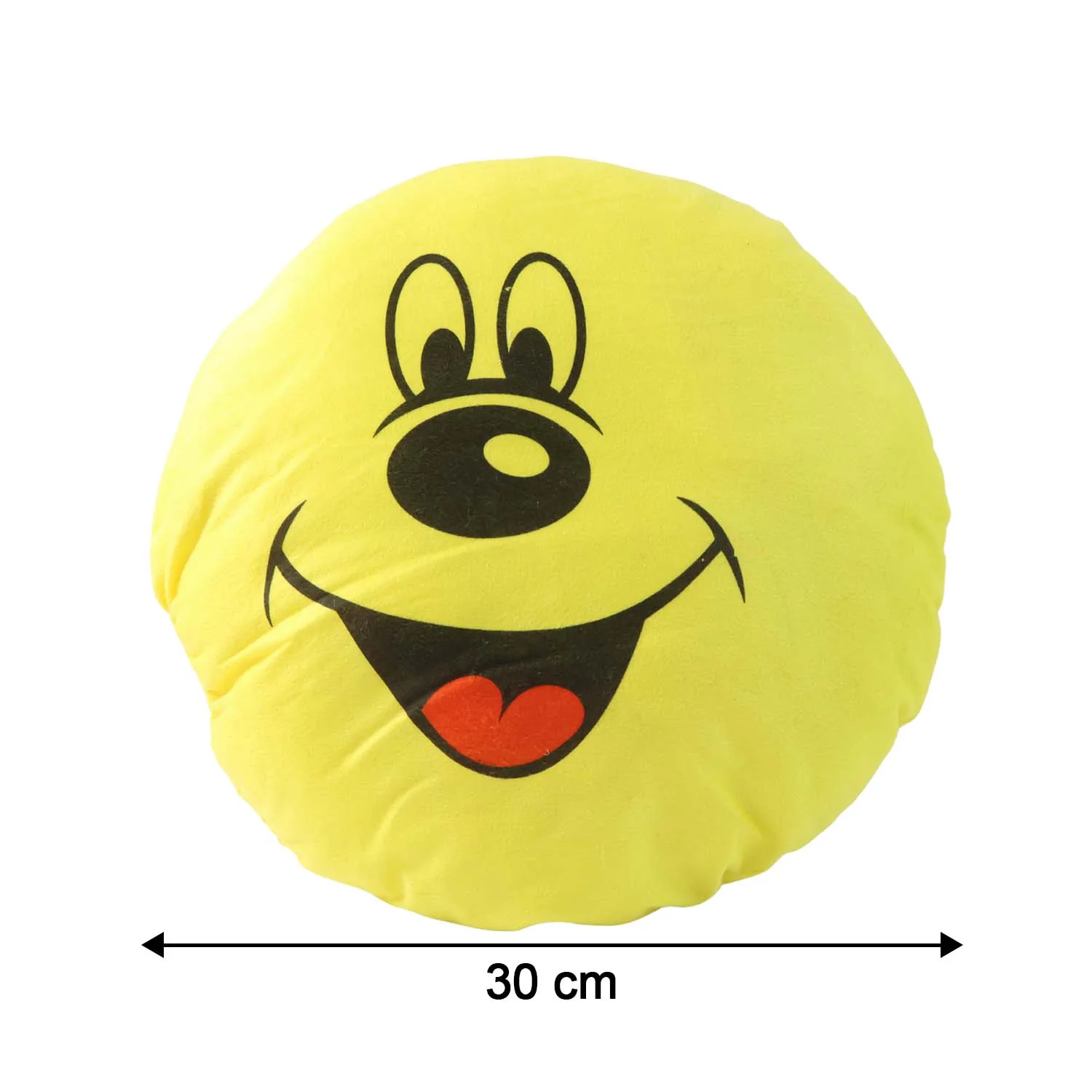 Cute Round Smiley Face Soft Pillow Cushion (30 x 30 Cm / 1 Pc) - Image 4
