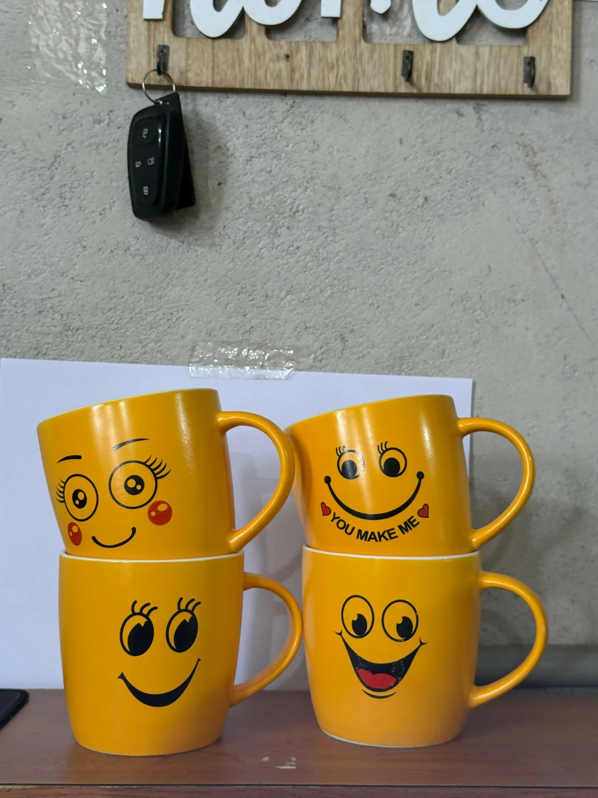 Cute Smiley Face Ceramic Coffee Mug Funny Tea Cup - Image 5