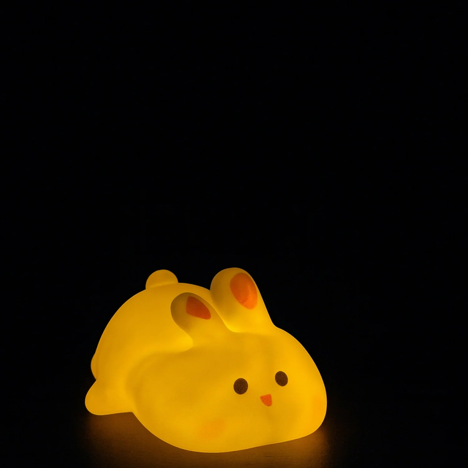 Cute Soft Bunny Night Light for Kids – Warm Glow Silicone Animal Bedside - Image 3