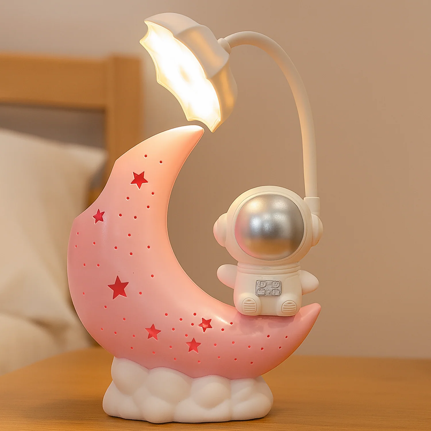 Cute Space Theme Table Lamp for Bedroom, Nursery & Gifts - Image 2