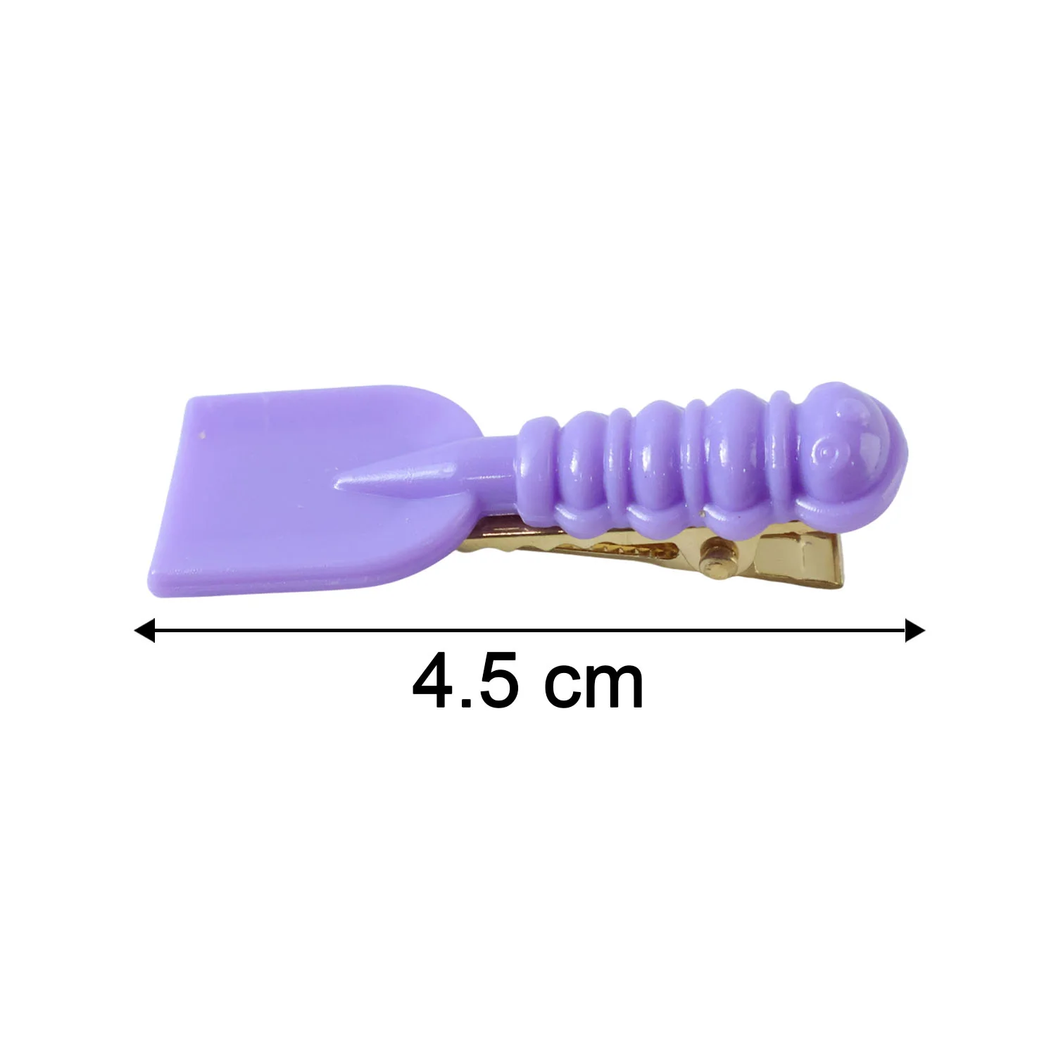 Cute Spoon & Spatula Shape Decorative Hair Clip Set (4 Pc) - Image 6