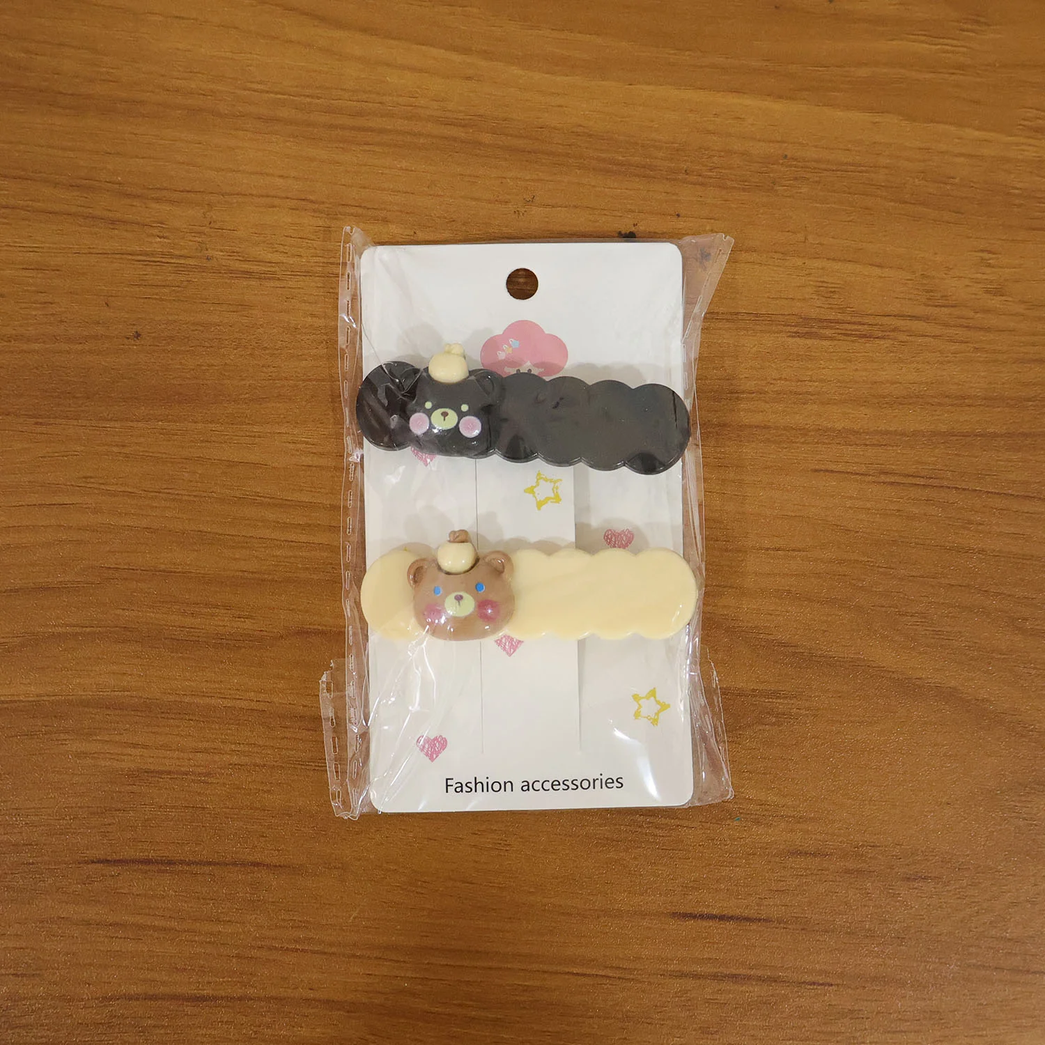 Cute Teddy Hair Clips Set (2 Pc) - Image 9