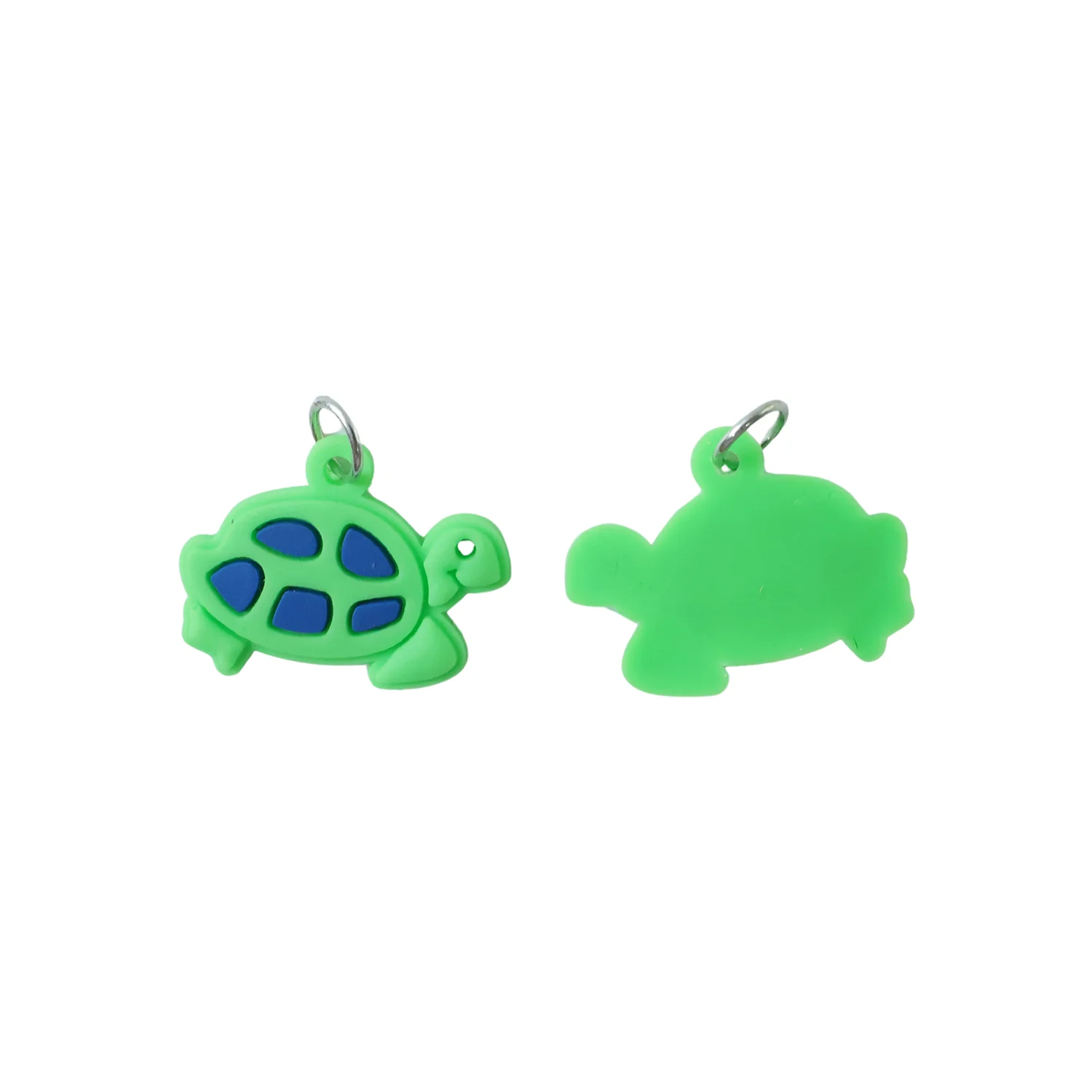 Cute Turtle Shape Bag Charm Keychain Set (10 Pc) - Image 4