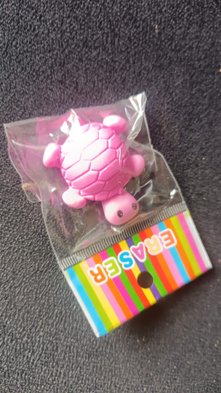 Cute Turtle Shaped Eraser for Kids (1 Pc) - Image 7