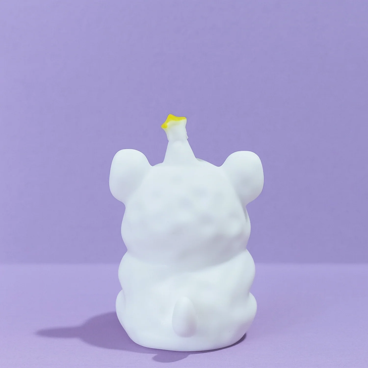 Cute White Bear Holding Blue Star – Adorable Mini Desk Decor | Kids Gift Figurine - Image 5