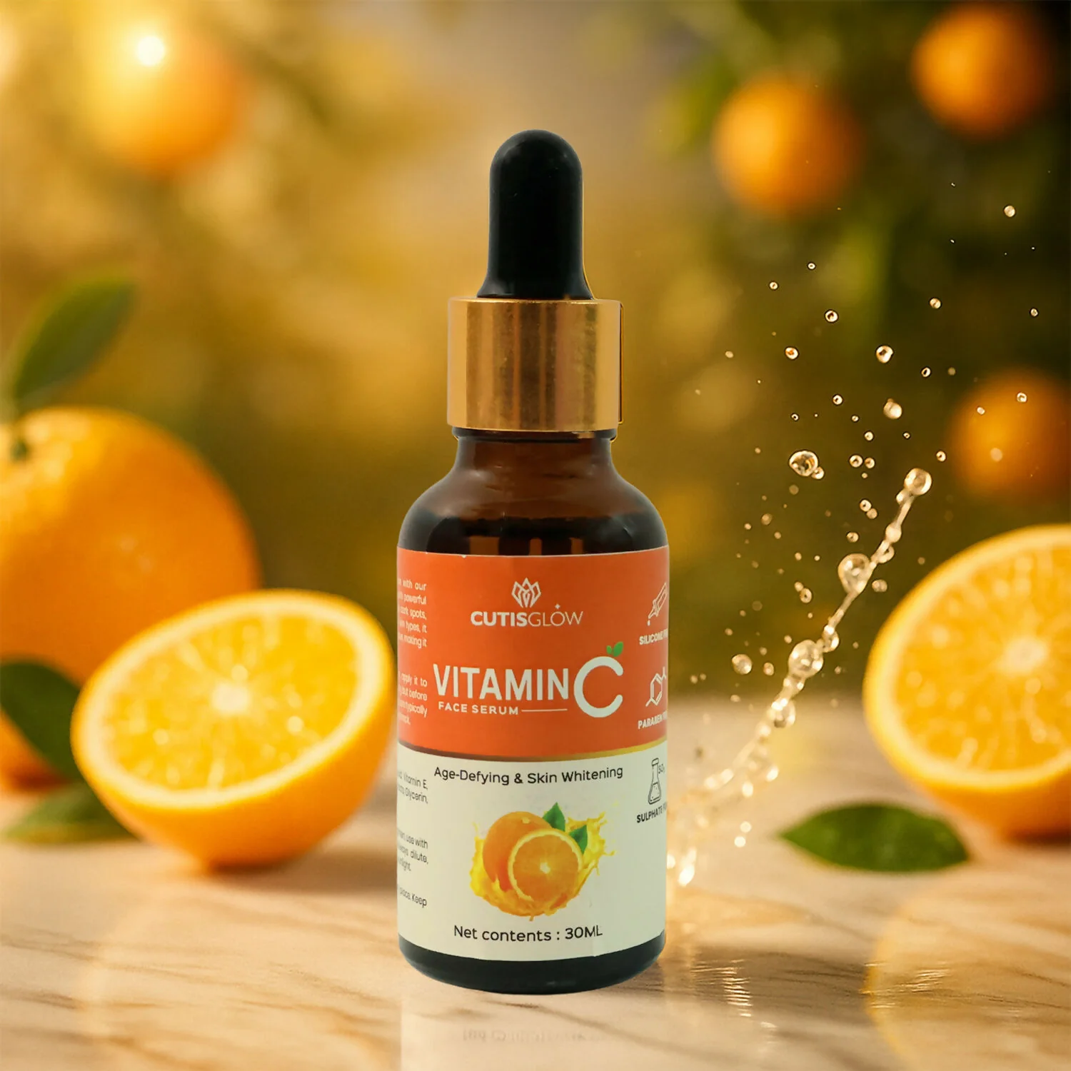 Eyelet CutisGlow Vitamin C Face Serum for Glowing Hydrated Skin 30 ML - Image 4