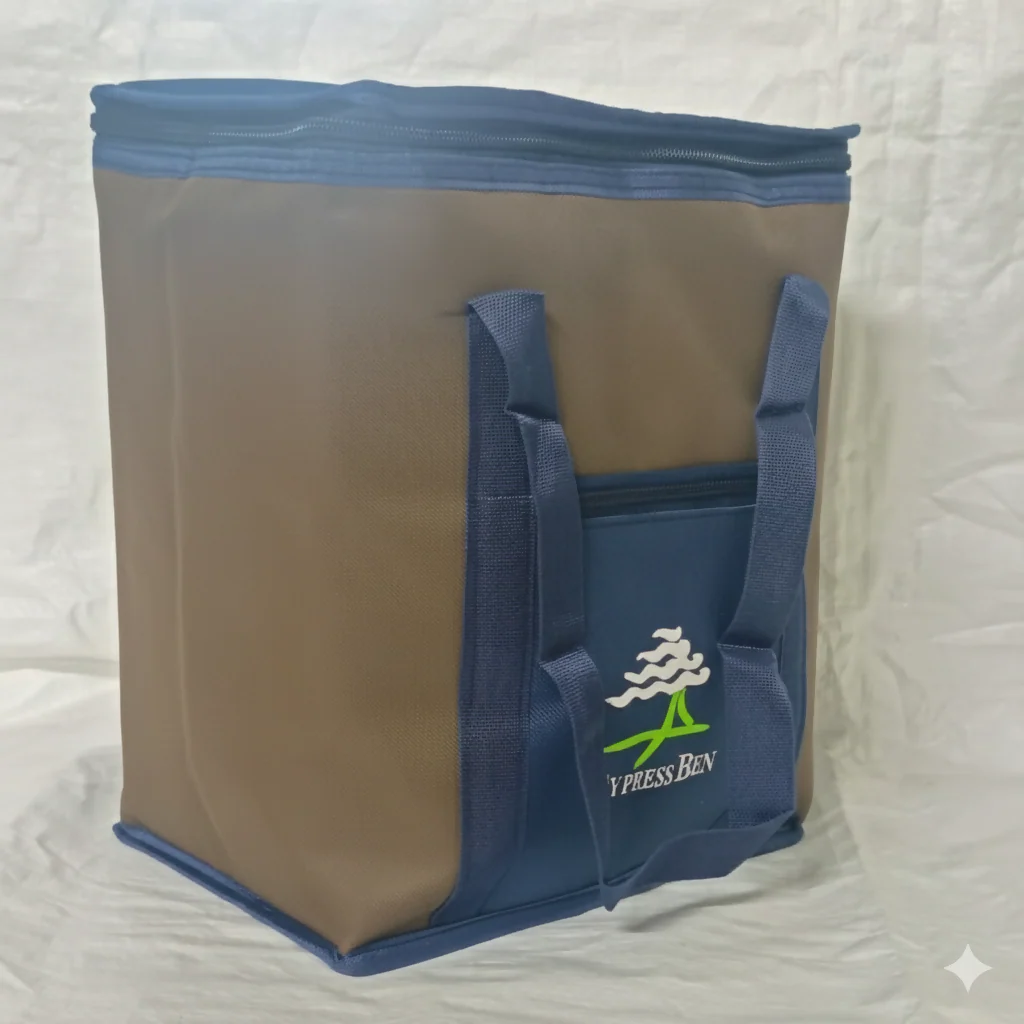 CYPRESS Insulated Lunch Bag with Zipper for Office & Travel - Image 4