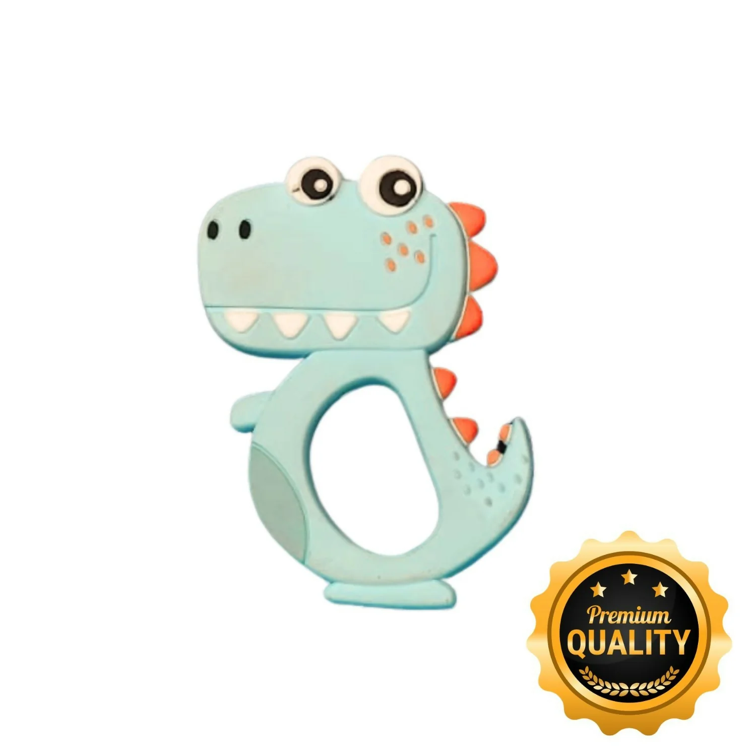 Dainosour Shape Silicone baby Teether - Image 2