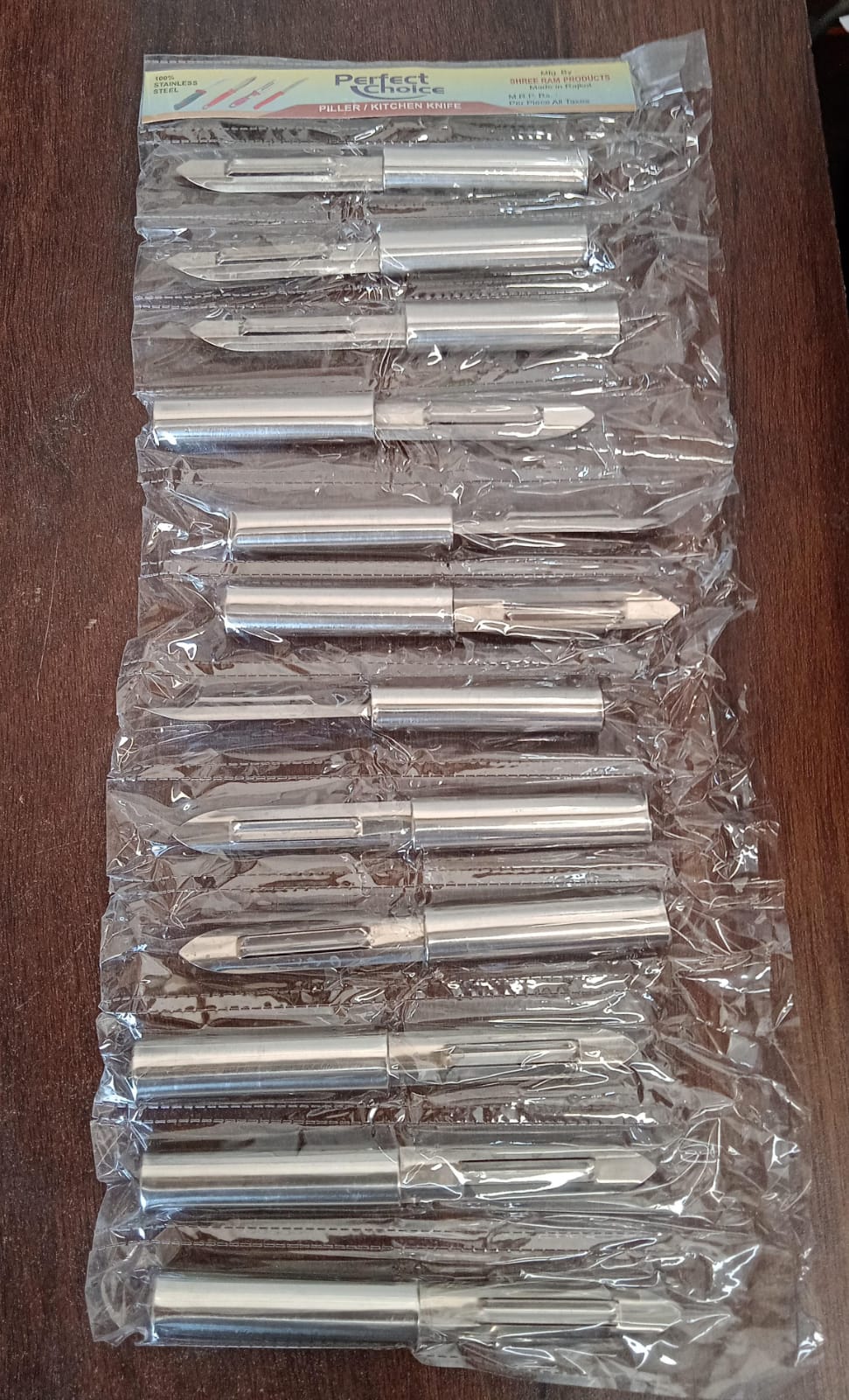 Stainless Steel Peeler Set – Multi-Purpose Handle for Peeling & Shredding (12 Pc) - Image 8