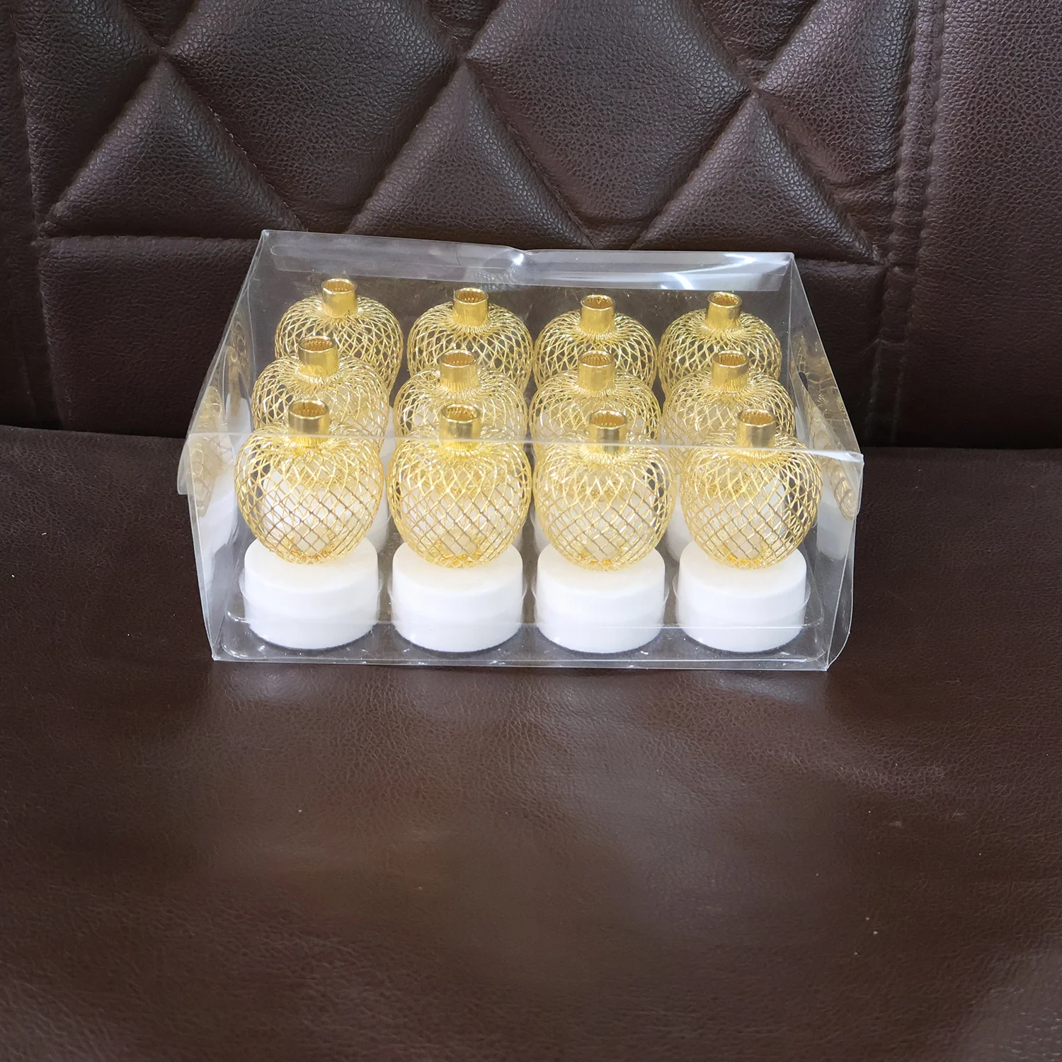 Decorative Apple Shape LED Tealight Candles (12 Pc) - Image 7