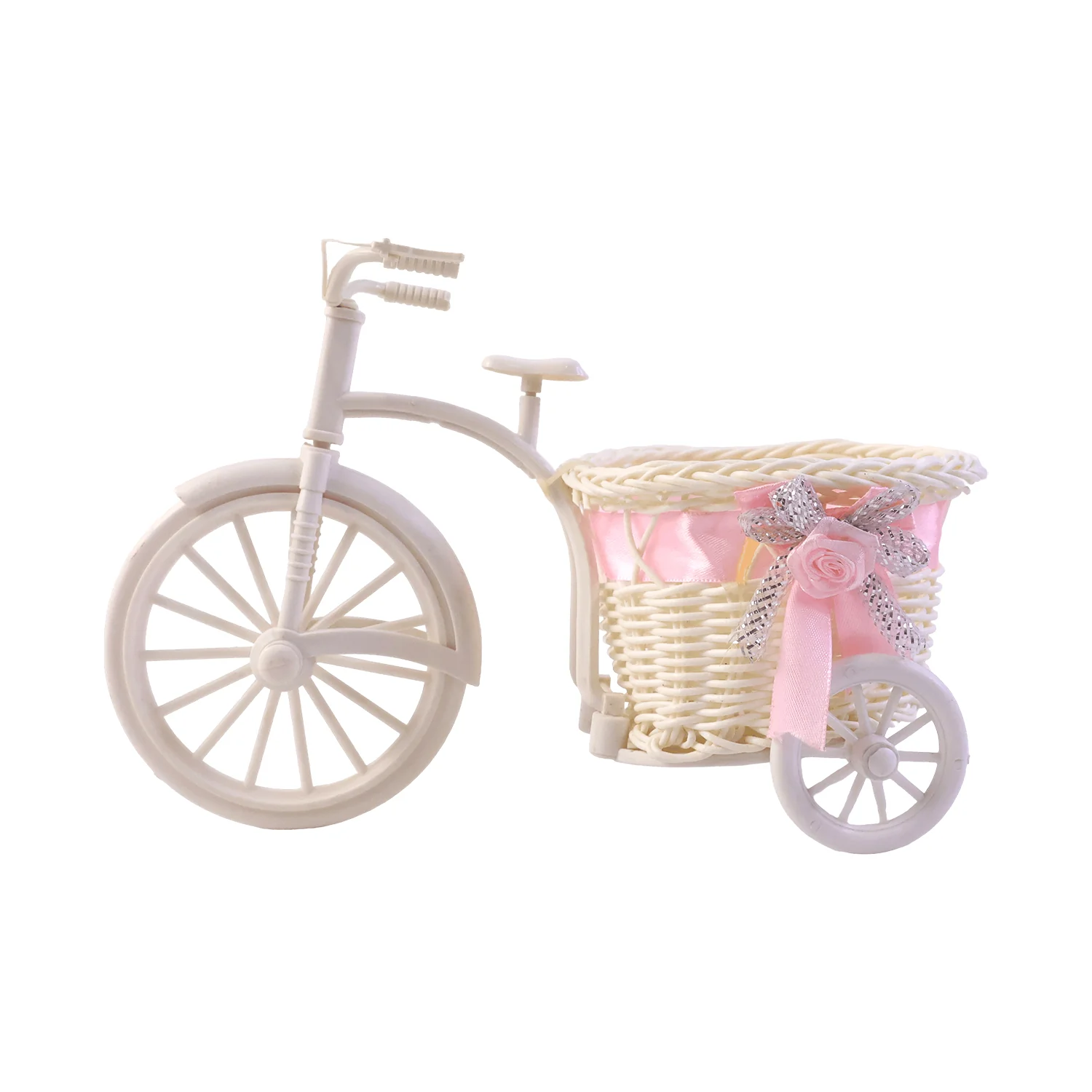Decorative Bicycle Flower Pot with Basket (1 Pc) - Image 5