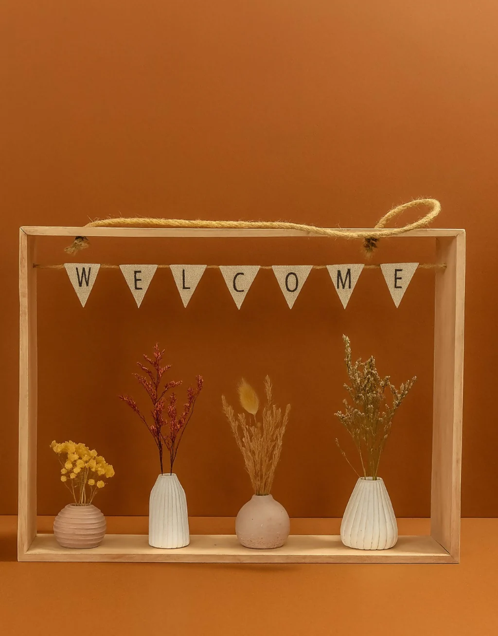 Decorative Ceramic Vases with Artificial Dried Flowers  for Home - Image 2