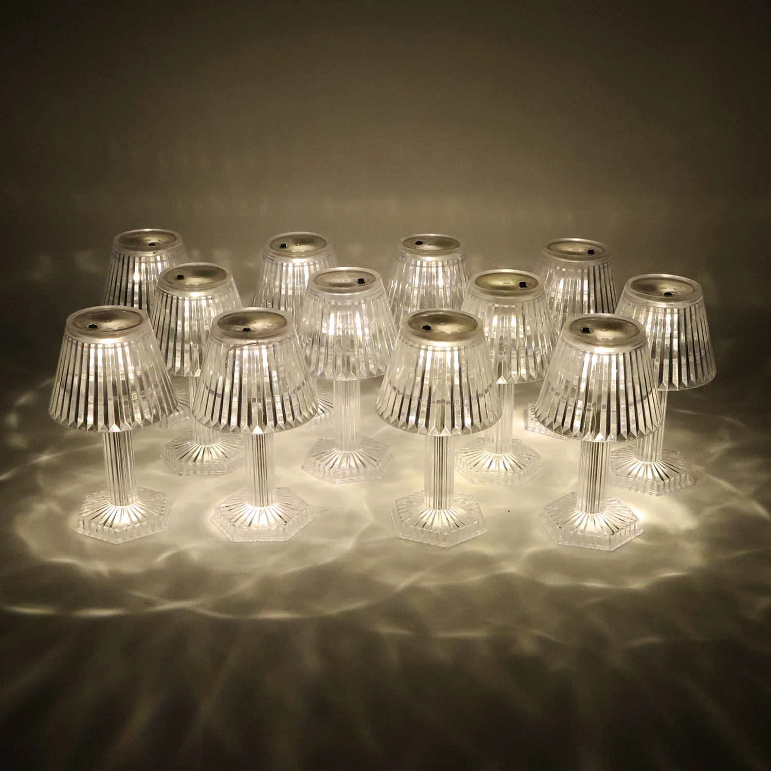 Decorative Crystal Style LED Table Lamps (12 Pc) - Image 3