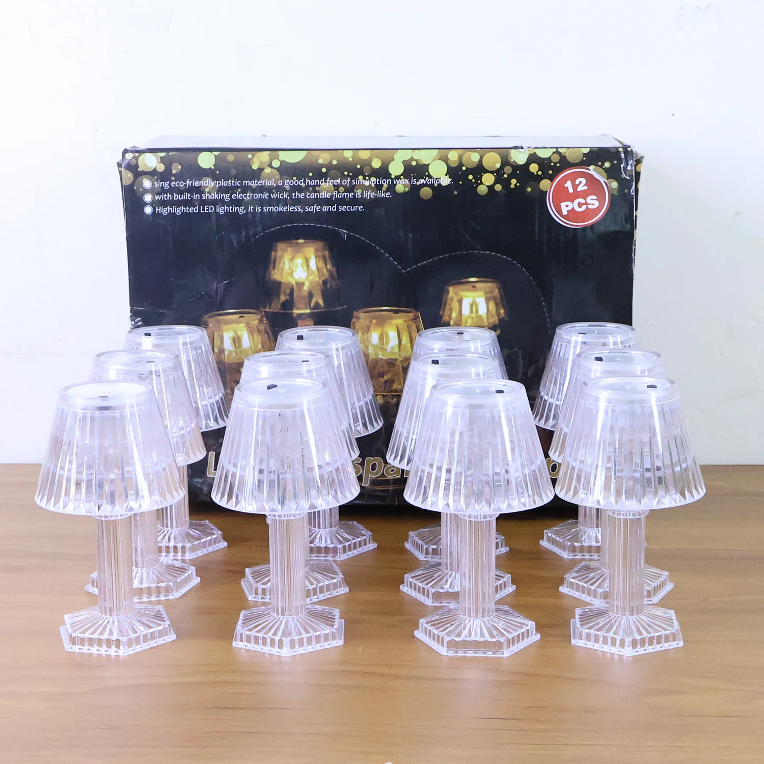 Decorative Crystal Style LED Table Lamps (12 Pc) - Image 8