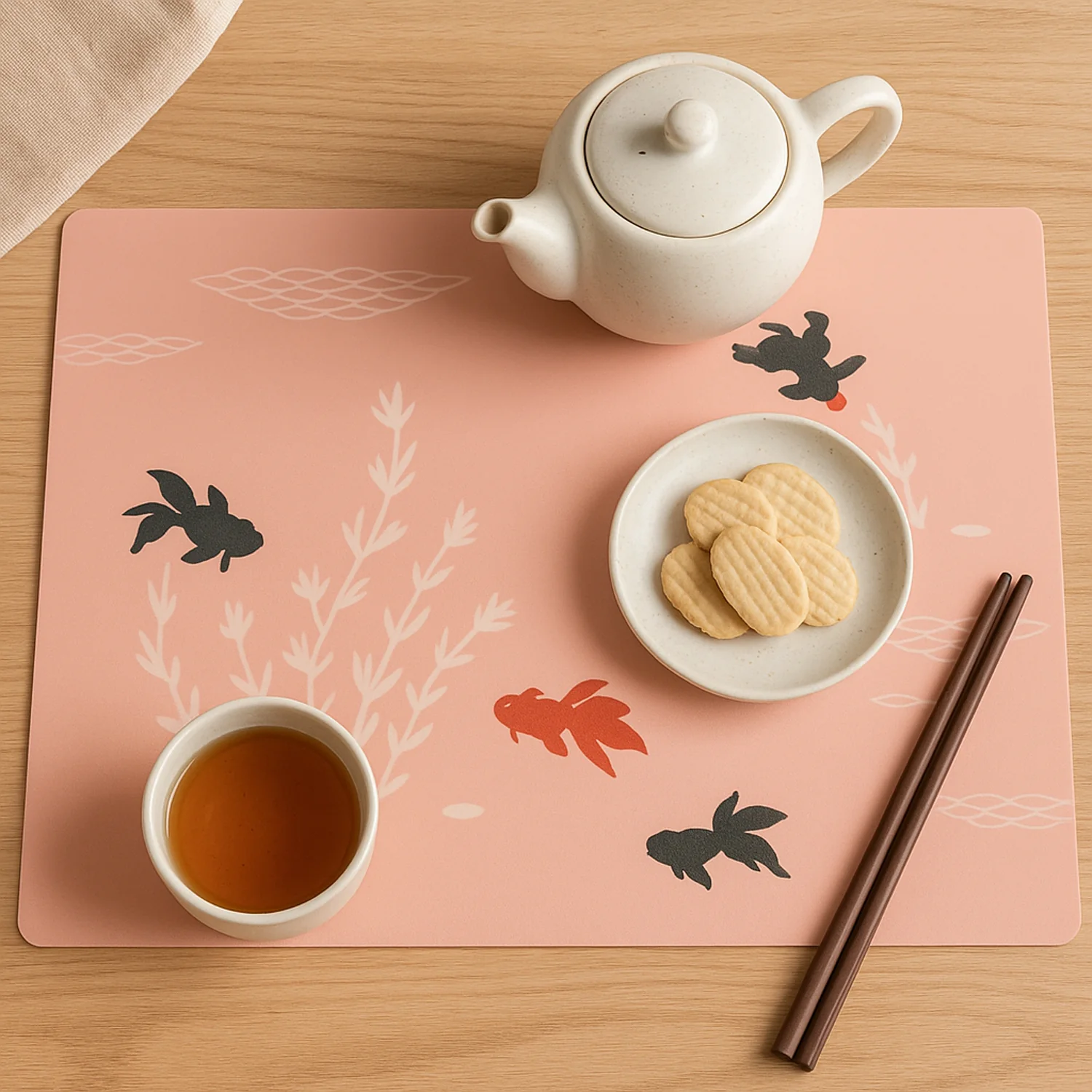 Decorative Dining Table Placemats with Elegant Design (4 Pc / 45x35 Cm) - Image 7