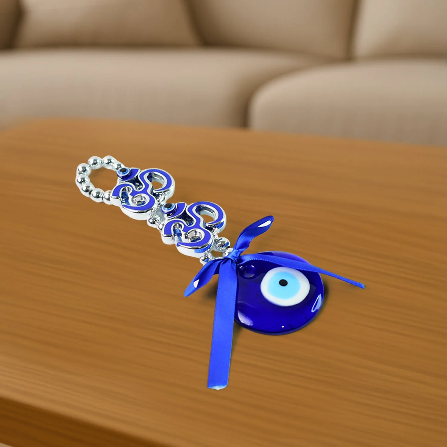 Decorative Double OM Symbol Evil Eye Hanging (1 Pc) - Image 7