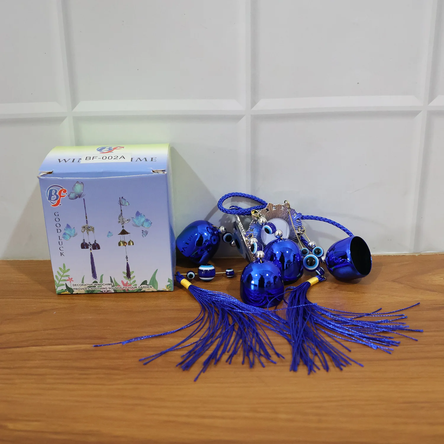 Decorative Evil Eye Hanging Wind Chime Set (2 Pc Set) - Image 9