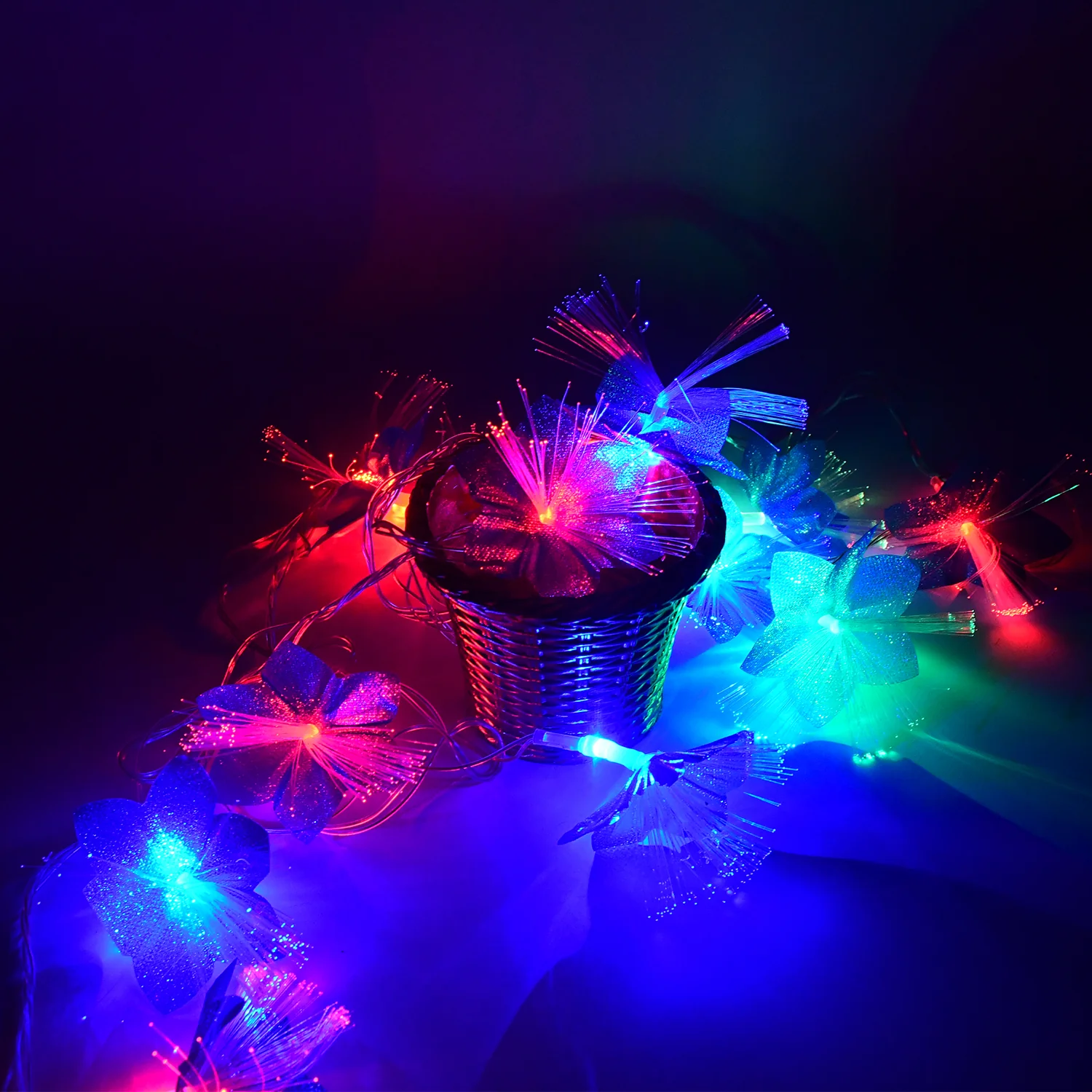 Decorative Fiber Flower LED String Lights (3 Meter) - Image 3