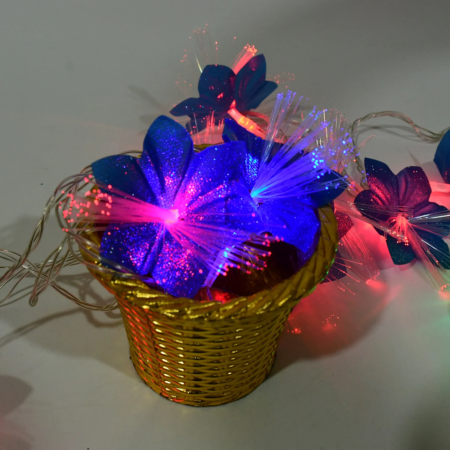 Decorative Fiber Flower LED String Lights (3 Meter) - Image 7