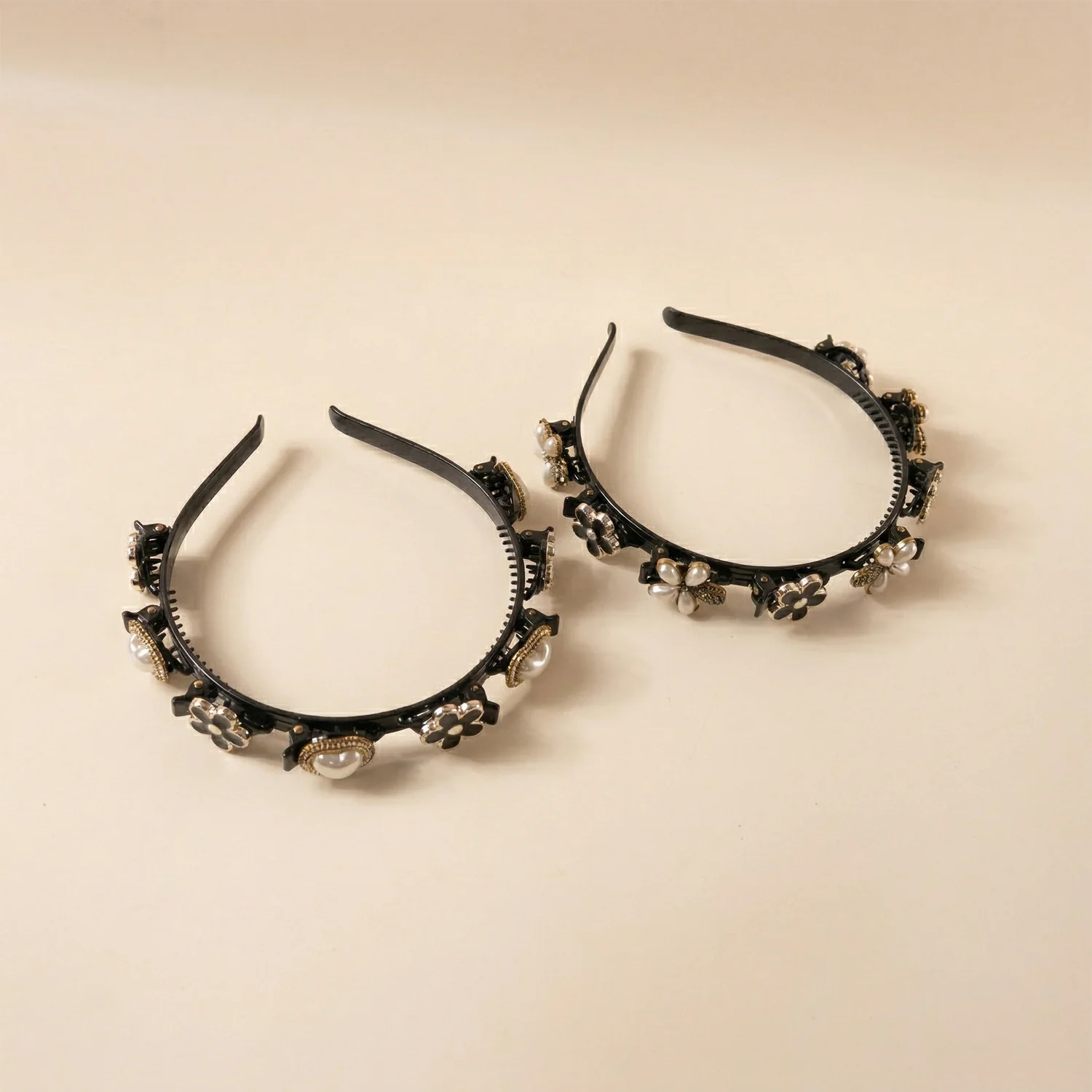 Decorative Floral Beaded Hairband for Women & Girls (1 Pc, Mix Design) - Image 8