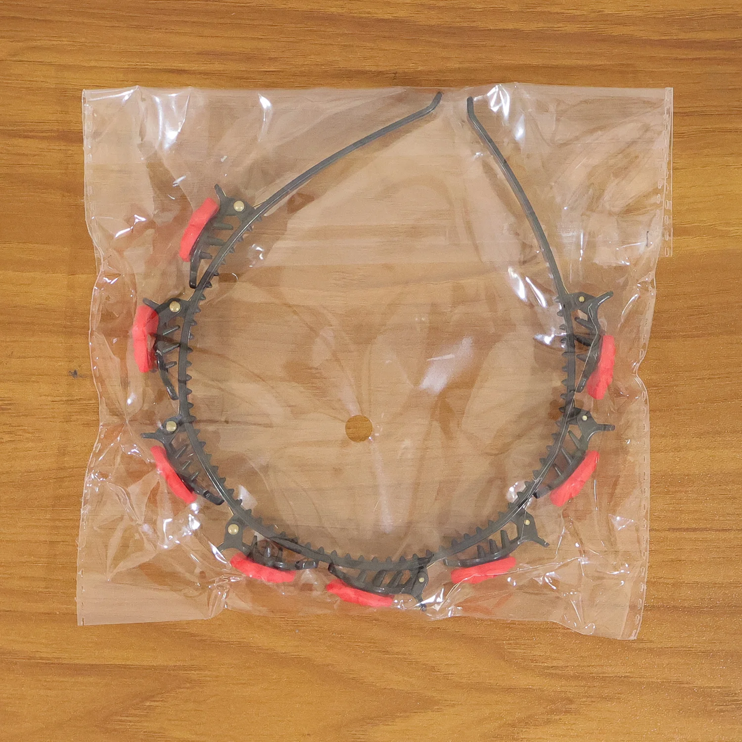 Decorative Floral Headband with Built In Mini Claw Clips Hair Band 1 Pc - Image 7