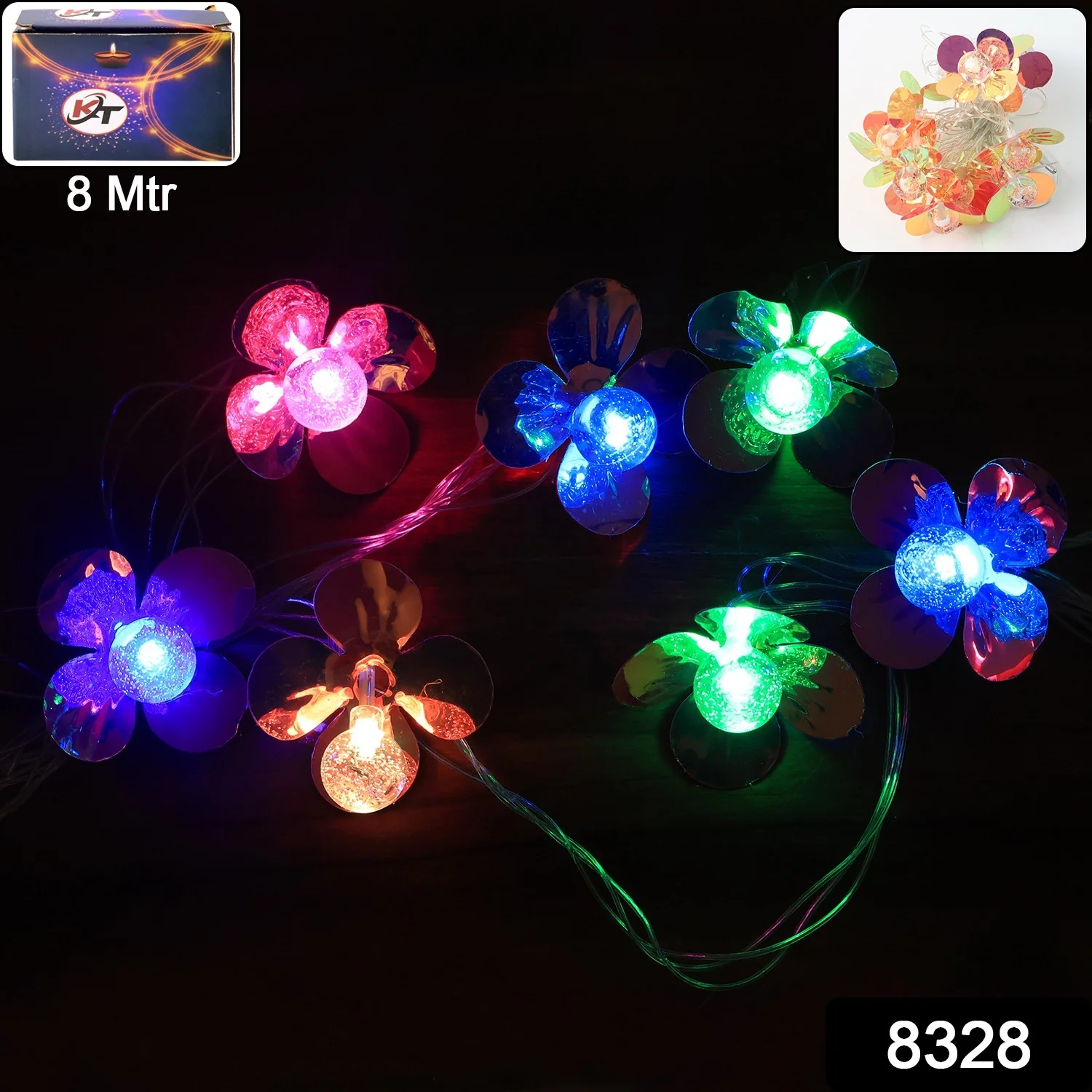 Decorative Flower LED String Lights (8 Meter) - Image 2