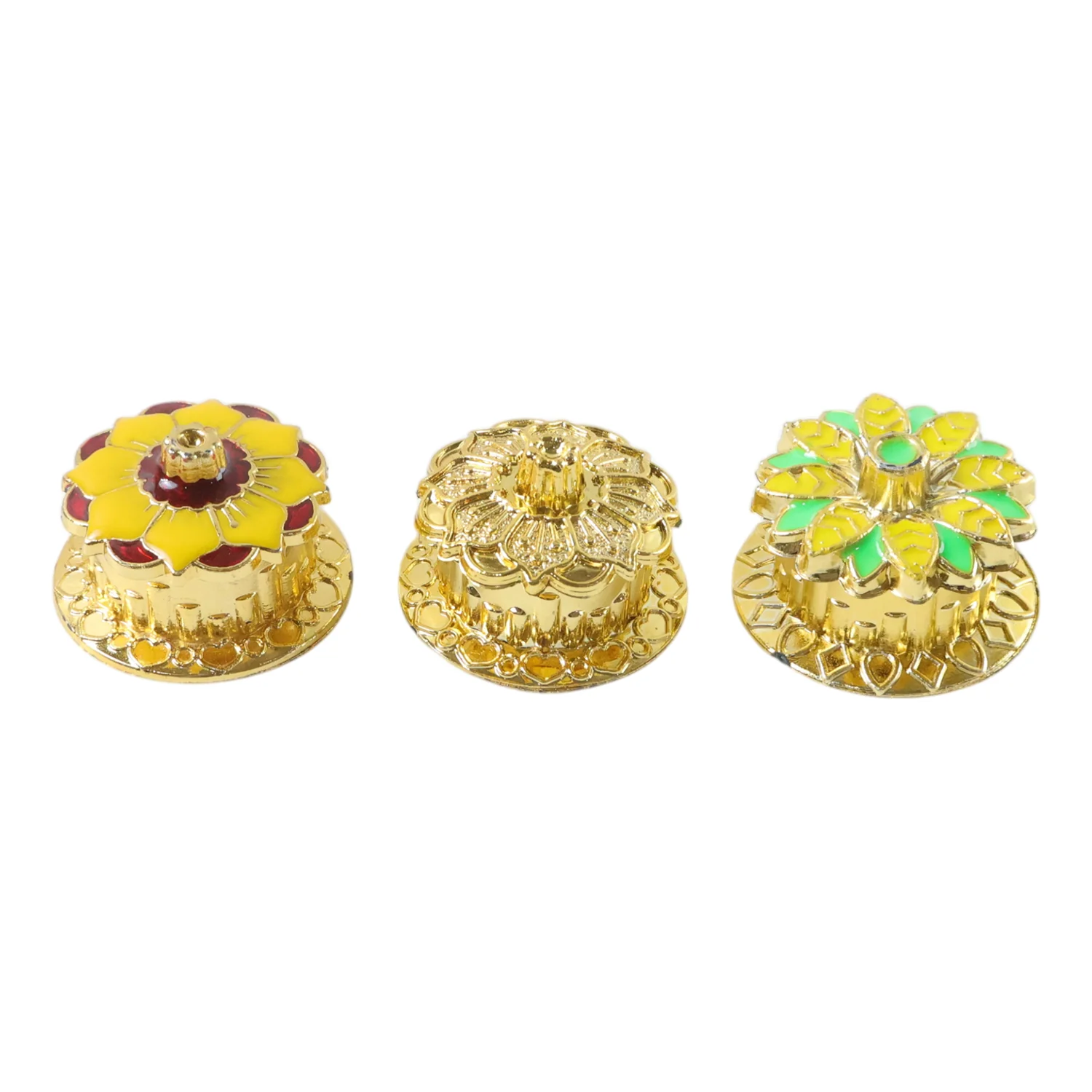 Decorative Golden Kankavati (1 Pc, Mix Design) - Image 4