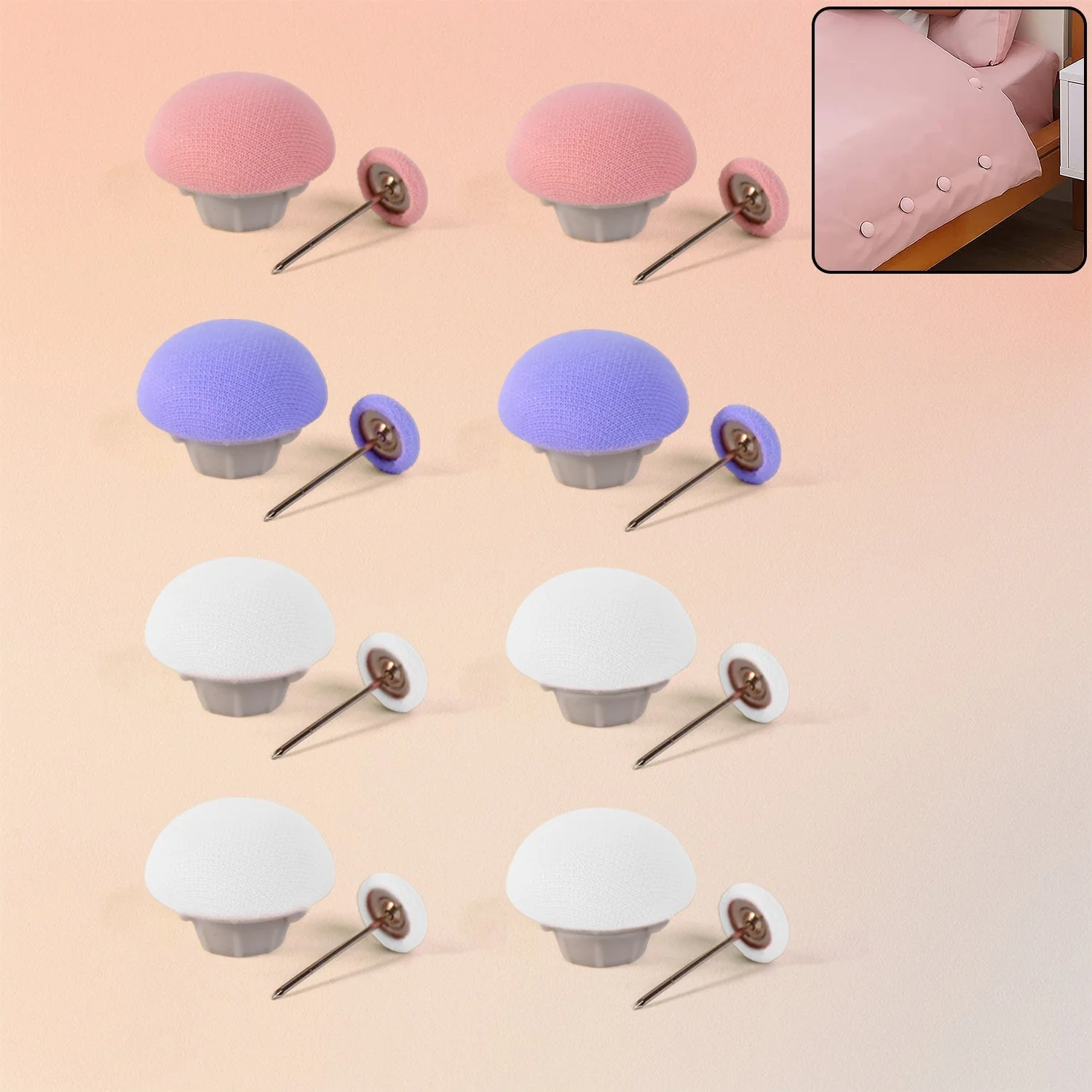 Decorative Headboard Sofa Pins (8 Pcs Set) - Image 3