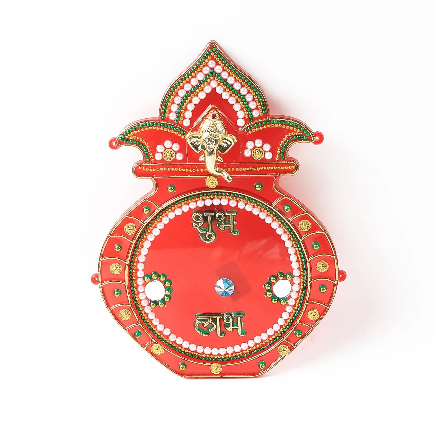 Decorative Kalash Wall Hanging with Shubh Labh (1 Pc) - Image 5