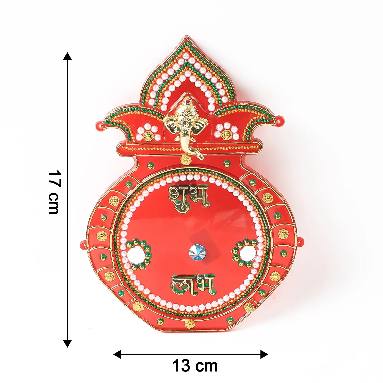 Decorative Kalash Wall Hanging with Shubh Labh (1 Pc) - Image 6