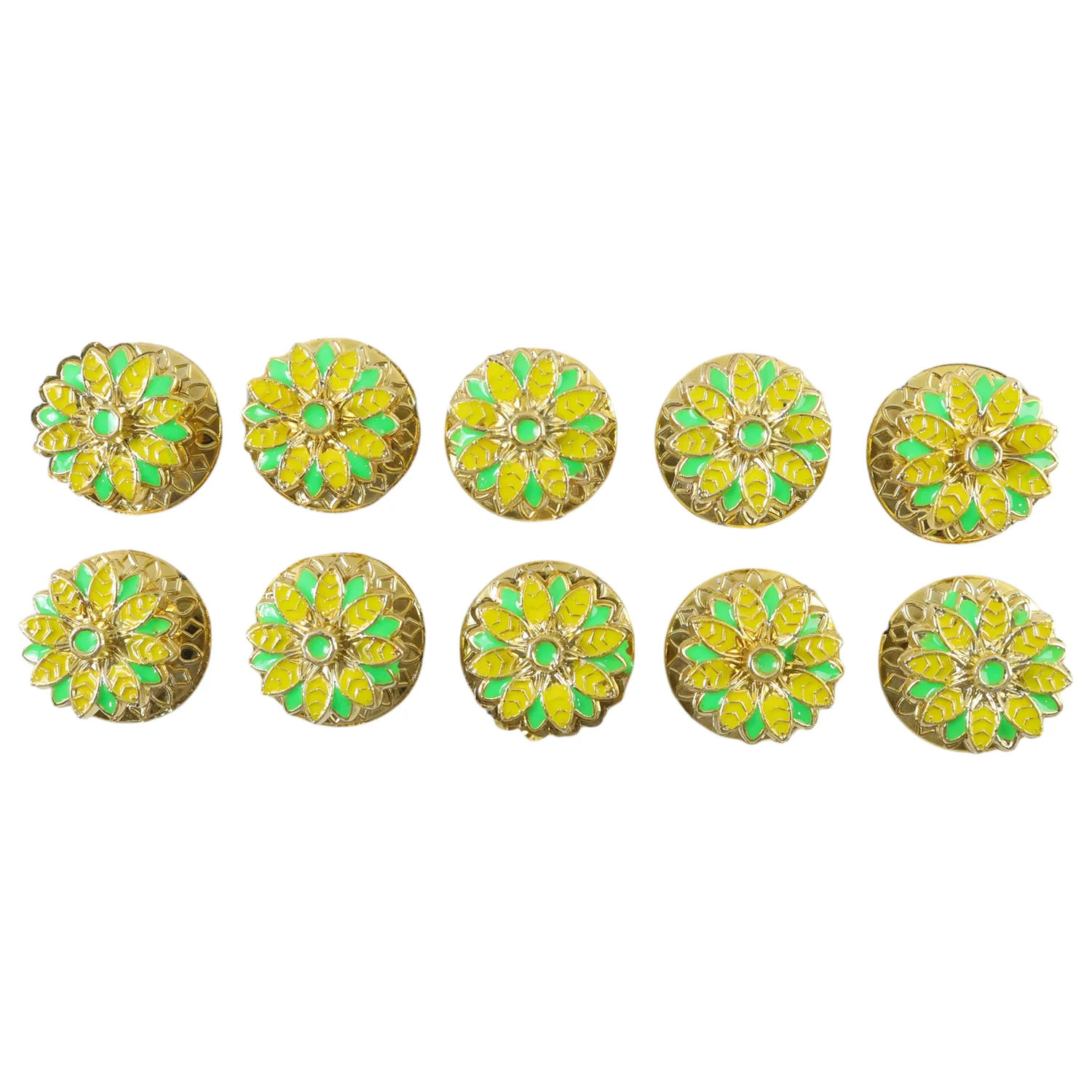 Decorative Kankavati Kumkum Storage Set (10 Pc Set, Mix Design) - Image 4