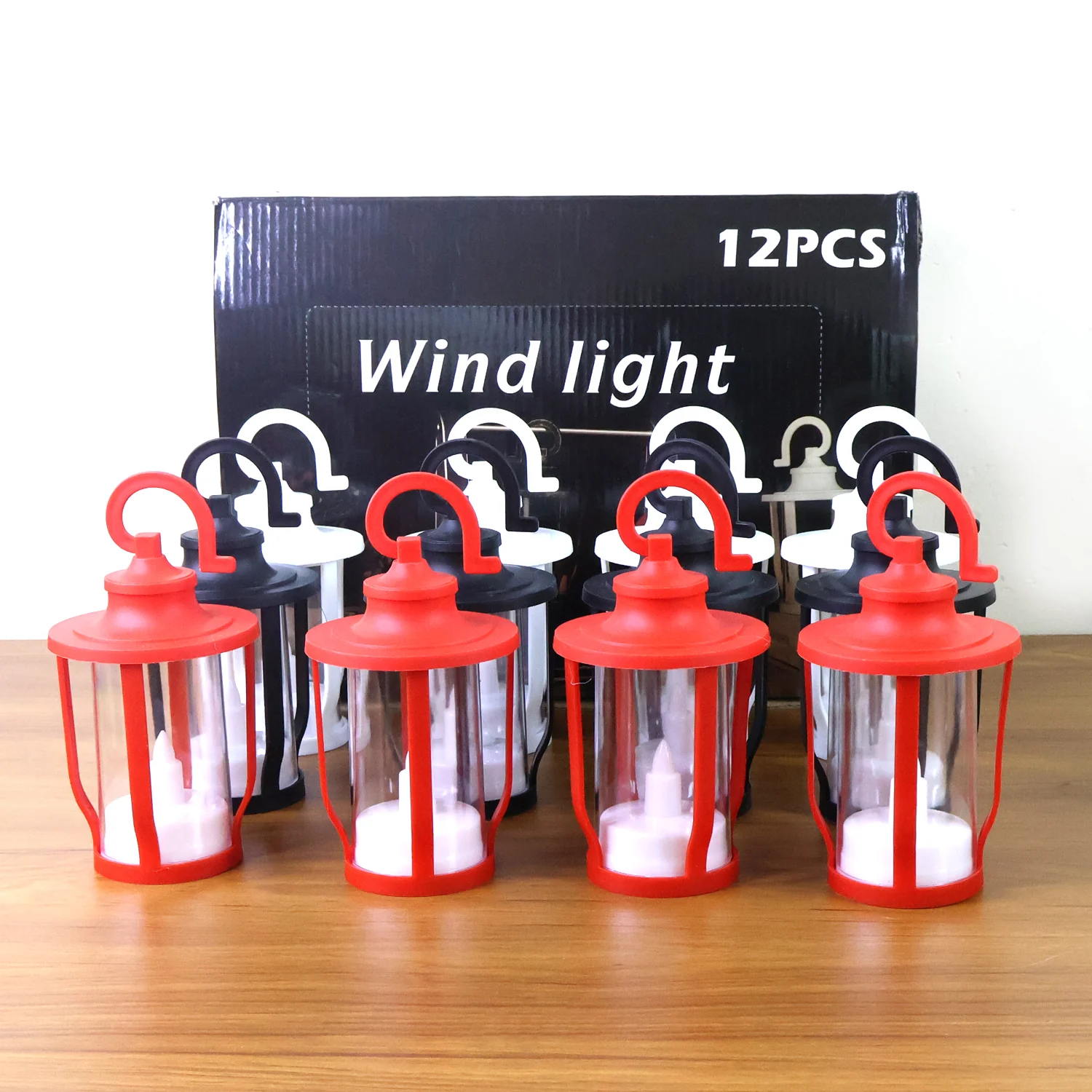 Decorative Lantern Shaped Flameless LED Candles (12 Pc) - Image 8