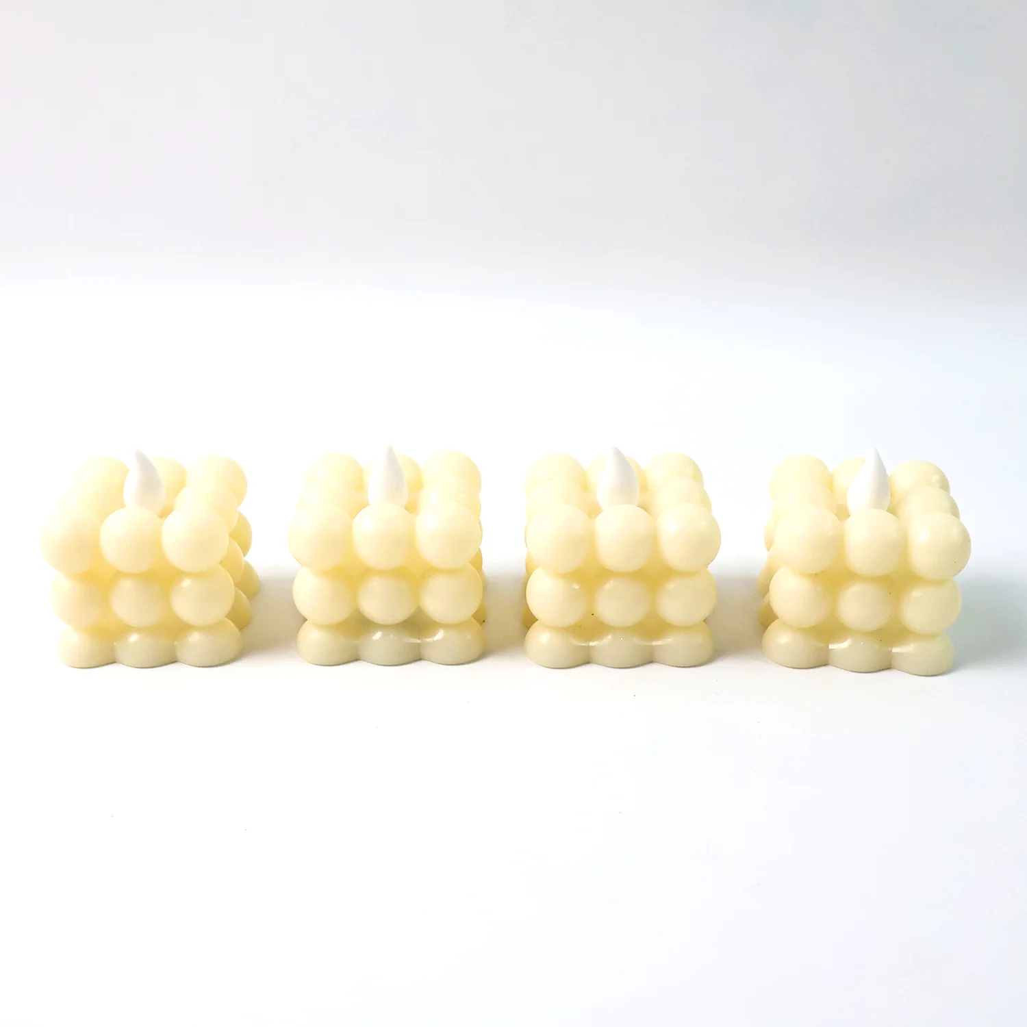 Decorative LED Bubble Candles (4 Pc / Set) - Image 5