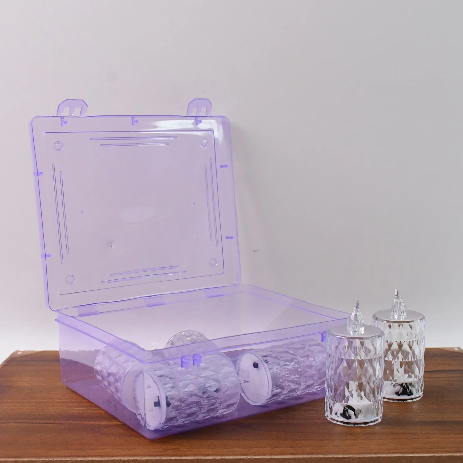 Decorative LED Crystal Flameless Candle Set (6 Pc) - Image 7