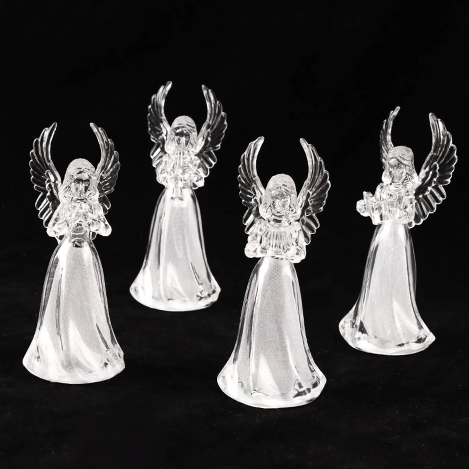 Decorative LED Light-Up Angel Figurines (12 Pc) - Image 5