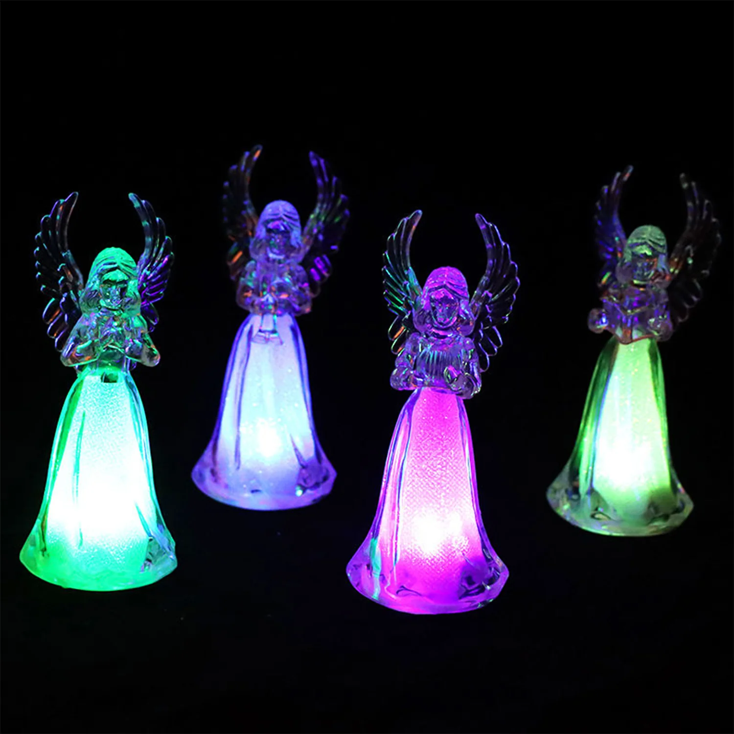 Decorative LED Light-Up Angel Figurines (12 Pc) - Image 7