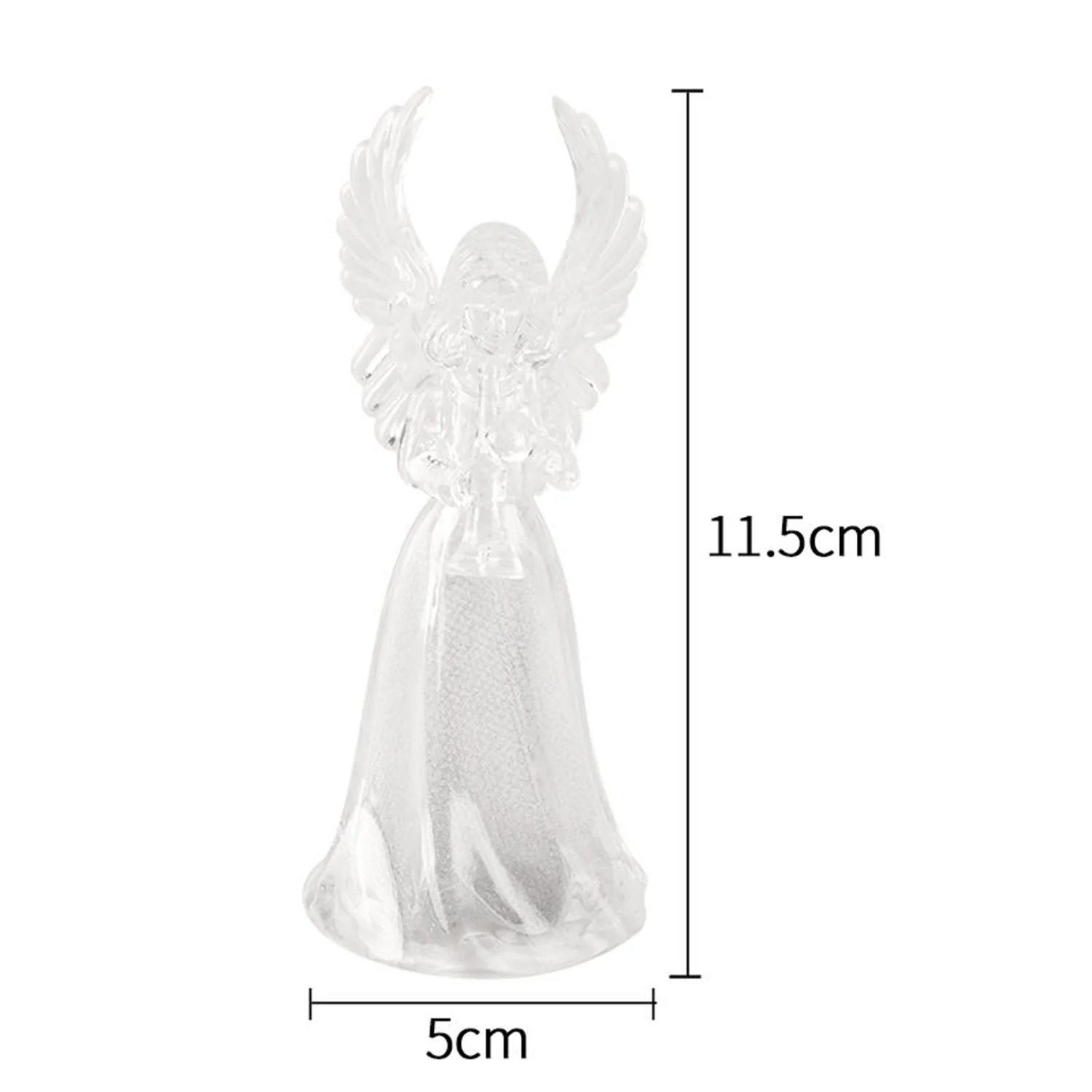 Decorative LED Light-Up Angel Figurines (12 Pc) - Image 8