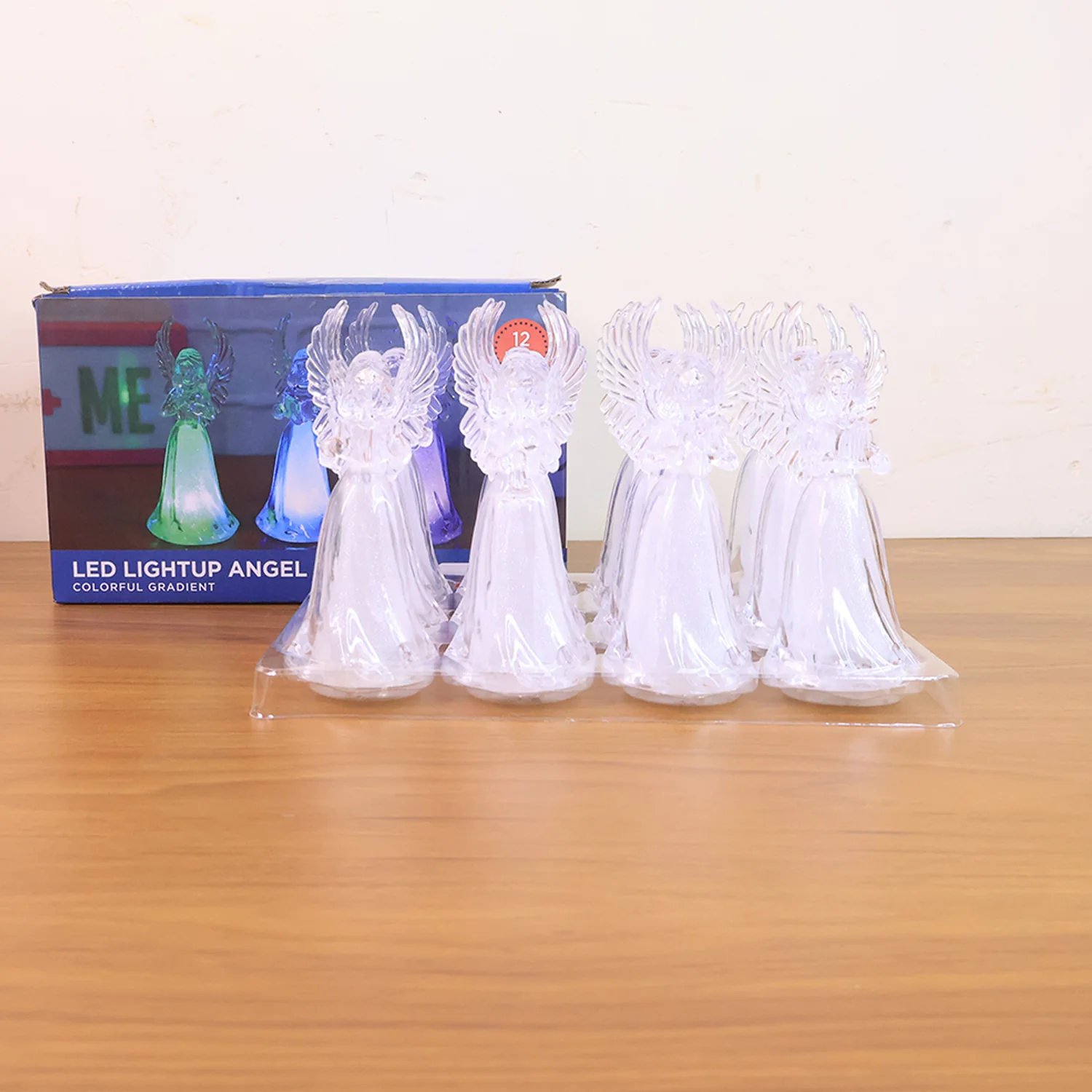 Decorative LED Light-Up Angel Figurines (12 Pc) - Image 9