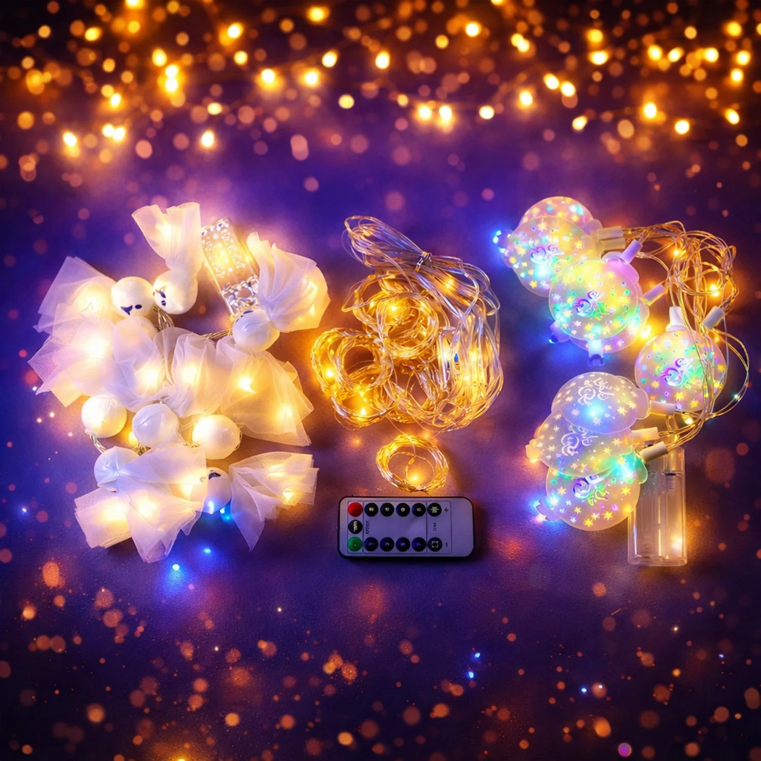 Decorative LED String Light Set (1 Pc, Mix Design) - Image 5